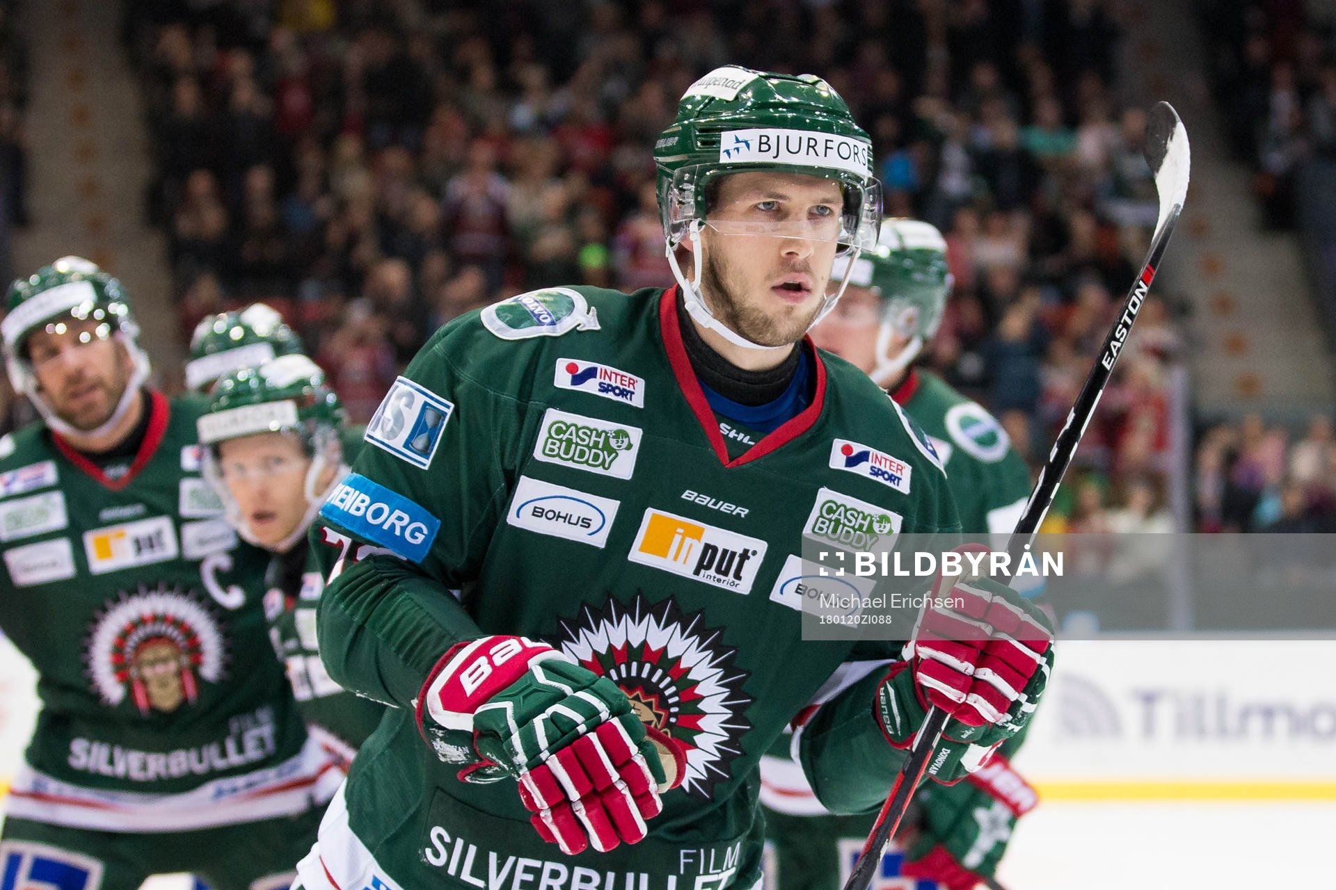 Frölundas Matt Donovan jublar