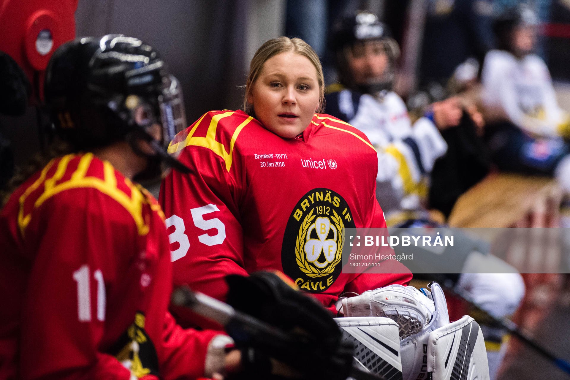 Brynäs målvakt Ellen Jonsson