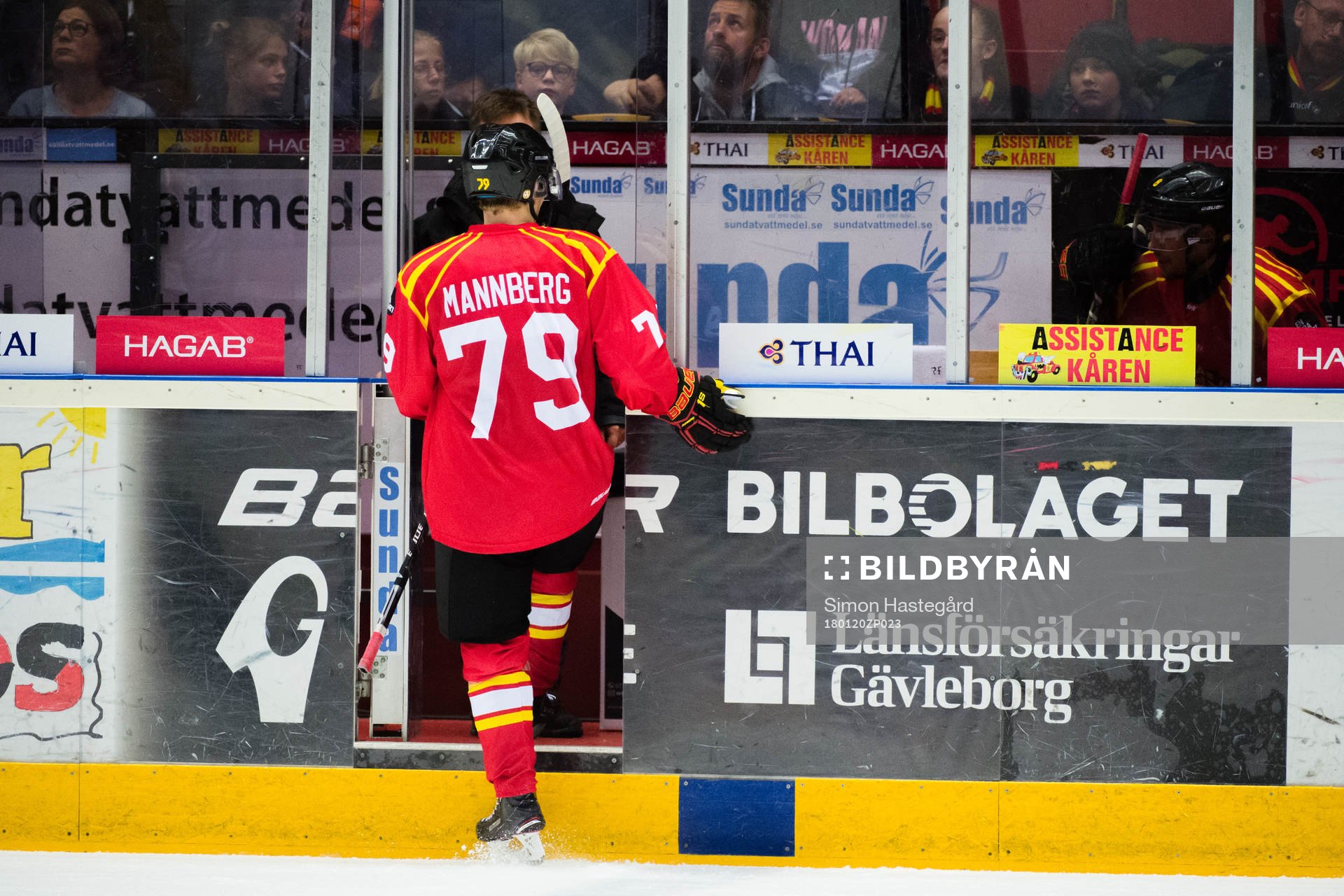 Brynäs Daniel Mannberg blir utvisad