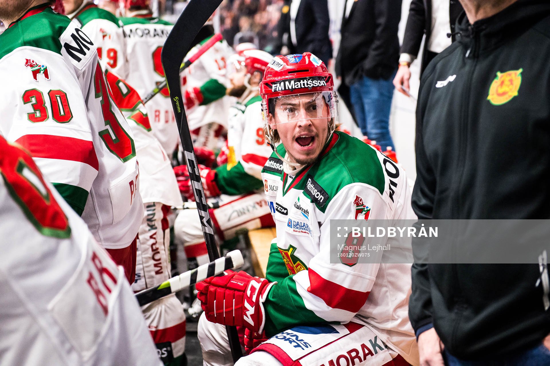 Moras Robin Johansson  reagerar