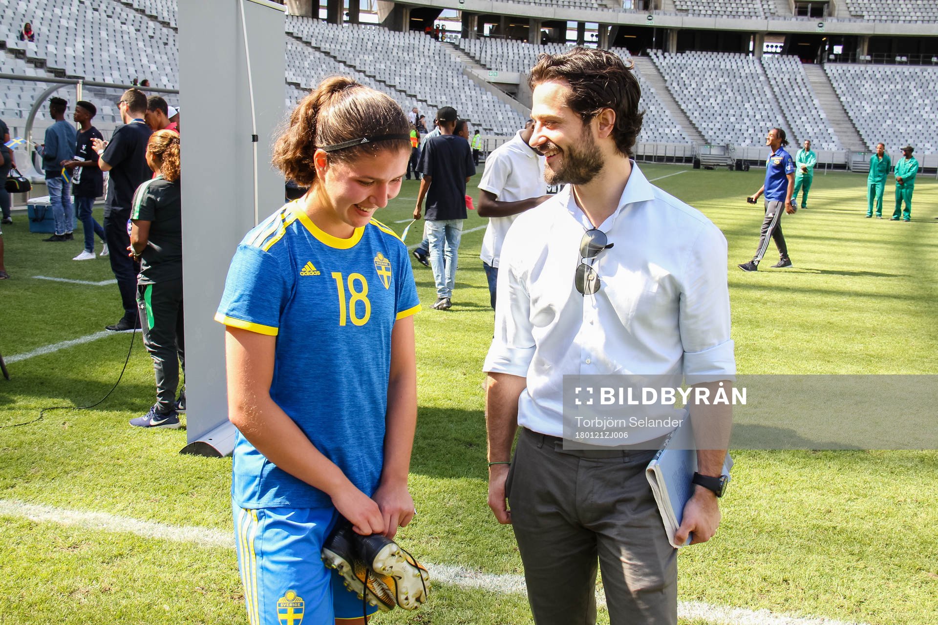Prins Carl Philip och Loreta Kullashi