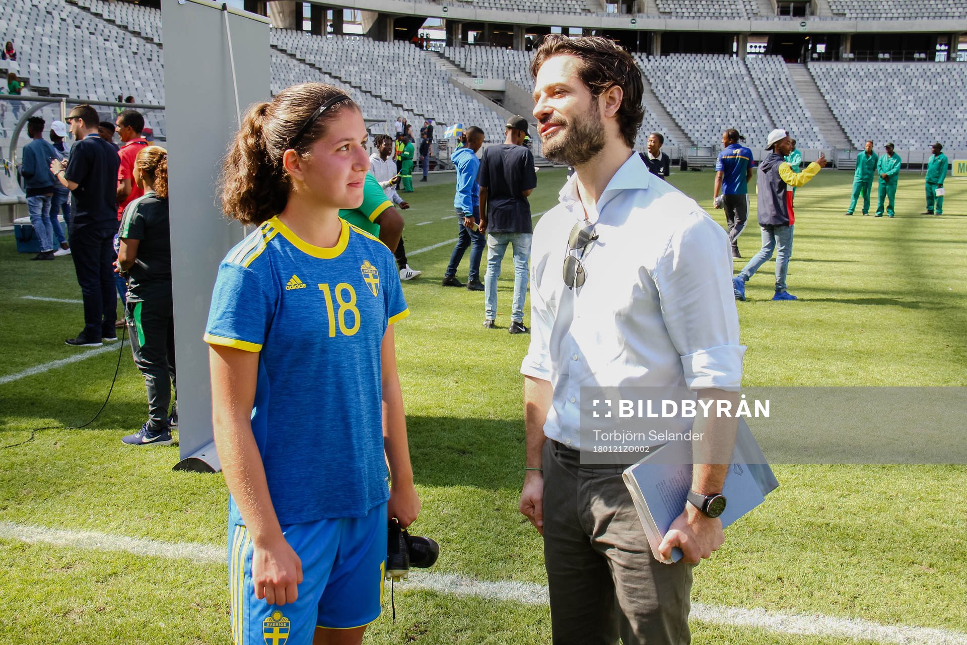 Prins Carl Philip och Loreta Kullashi