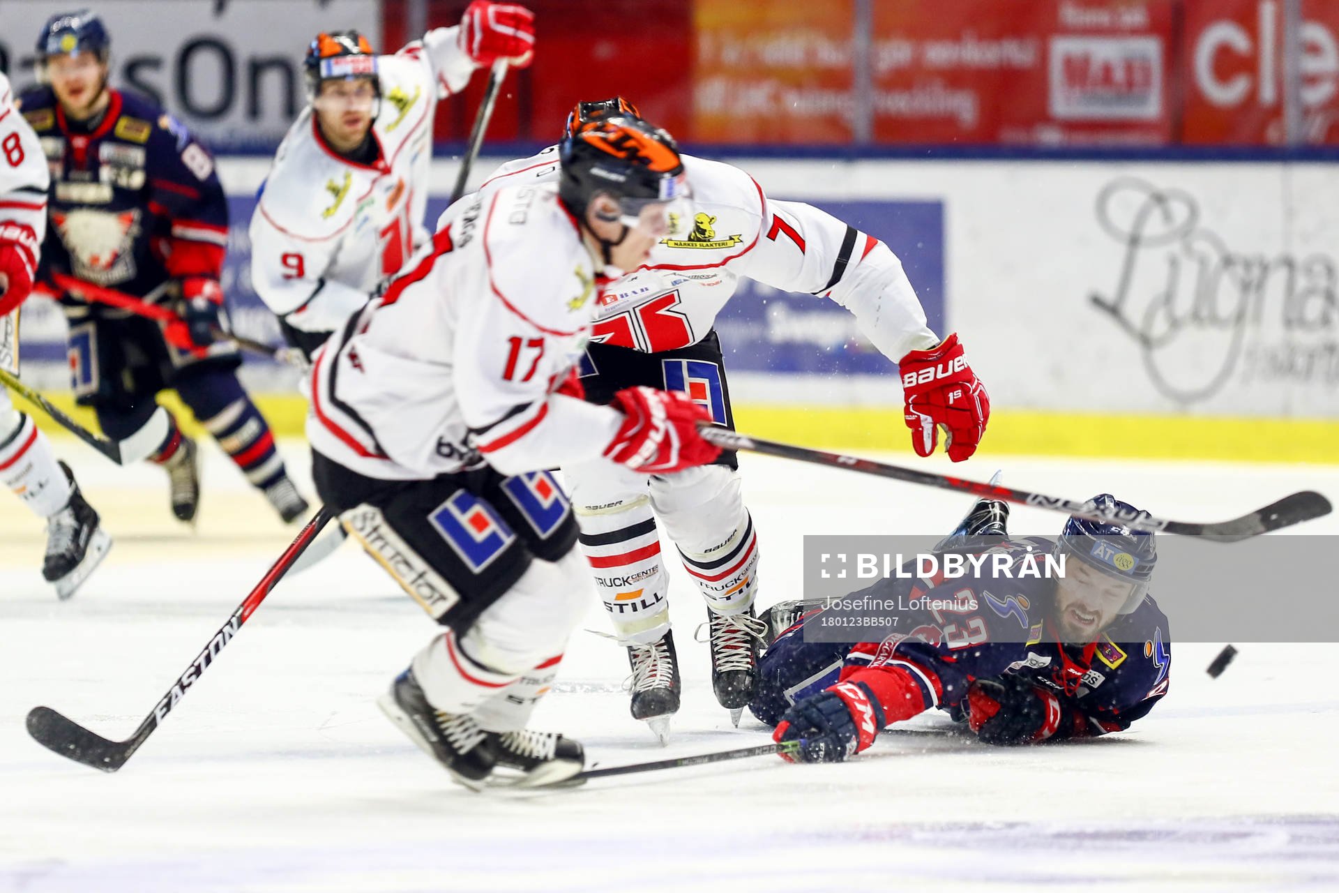 Örebros Daniel Viksten och Linköpings Niklas Persson
