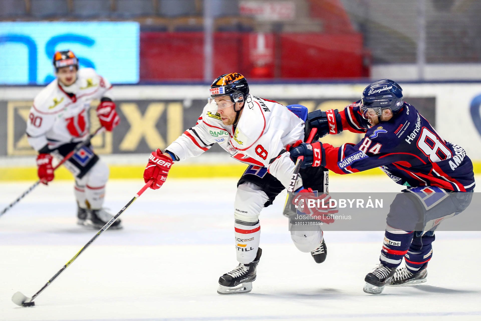 Örebros Tyson Spink och Linköpings Jimmy Andersson