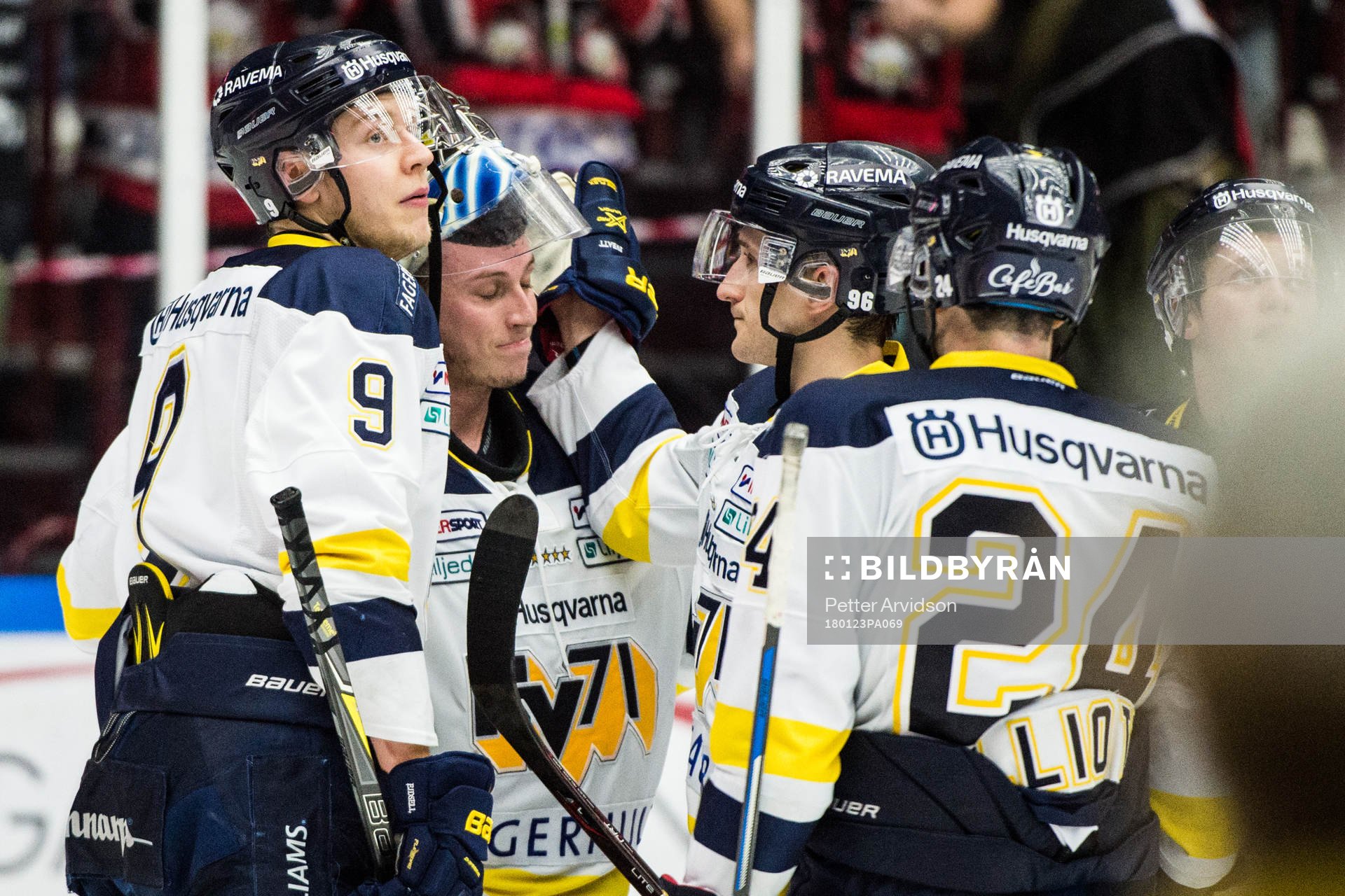 s målvakt Fredrik Pettersson-Wentzel och Victor Ejdsell