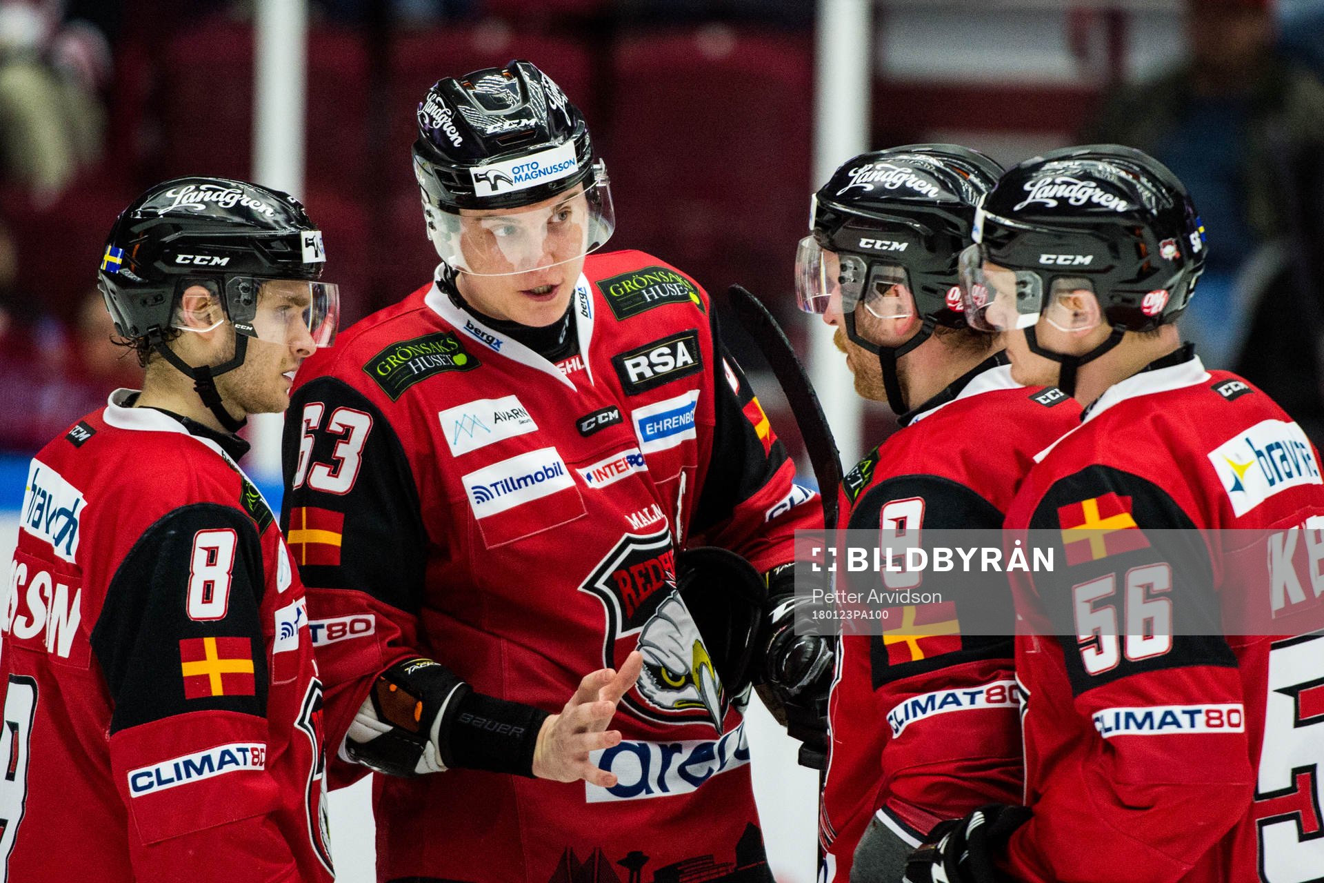 Malmö Redhawks Fredrik Händemark i samtal med Johan