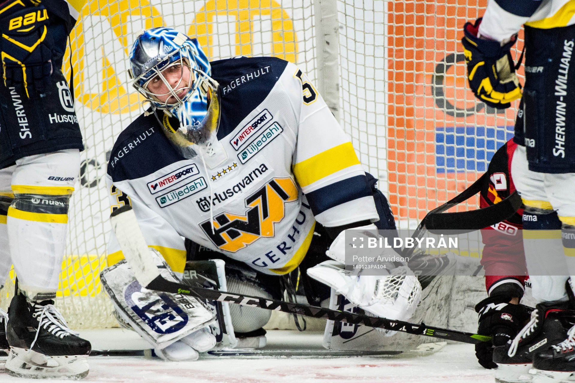 s målvakt Fredrik Pettersson-Wentzel deppar