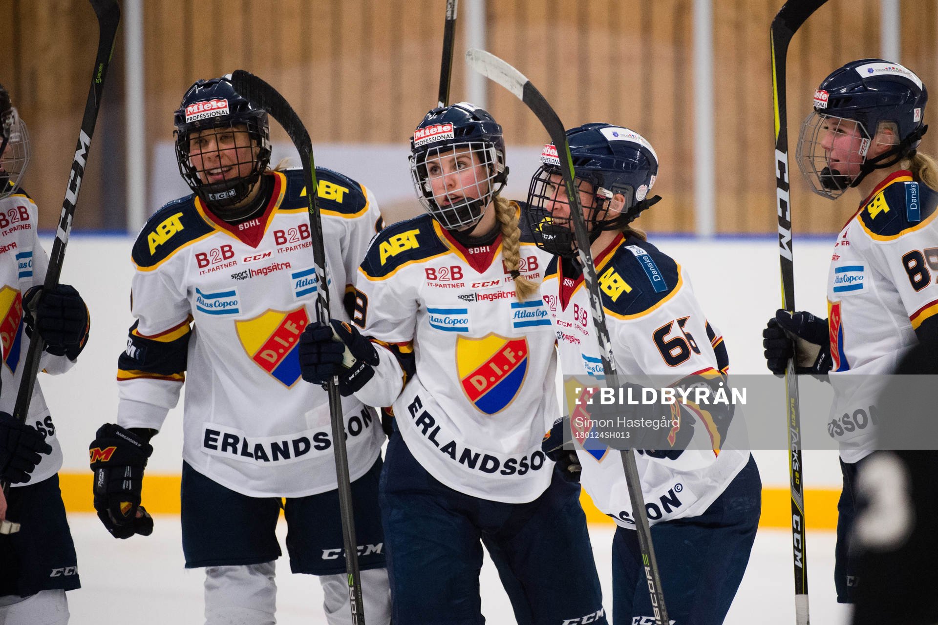 Djurgårdens spelare jublar