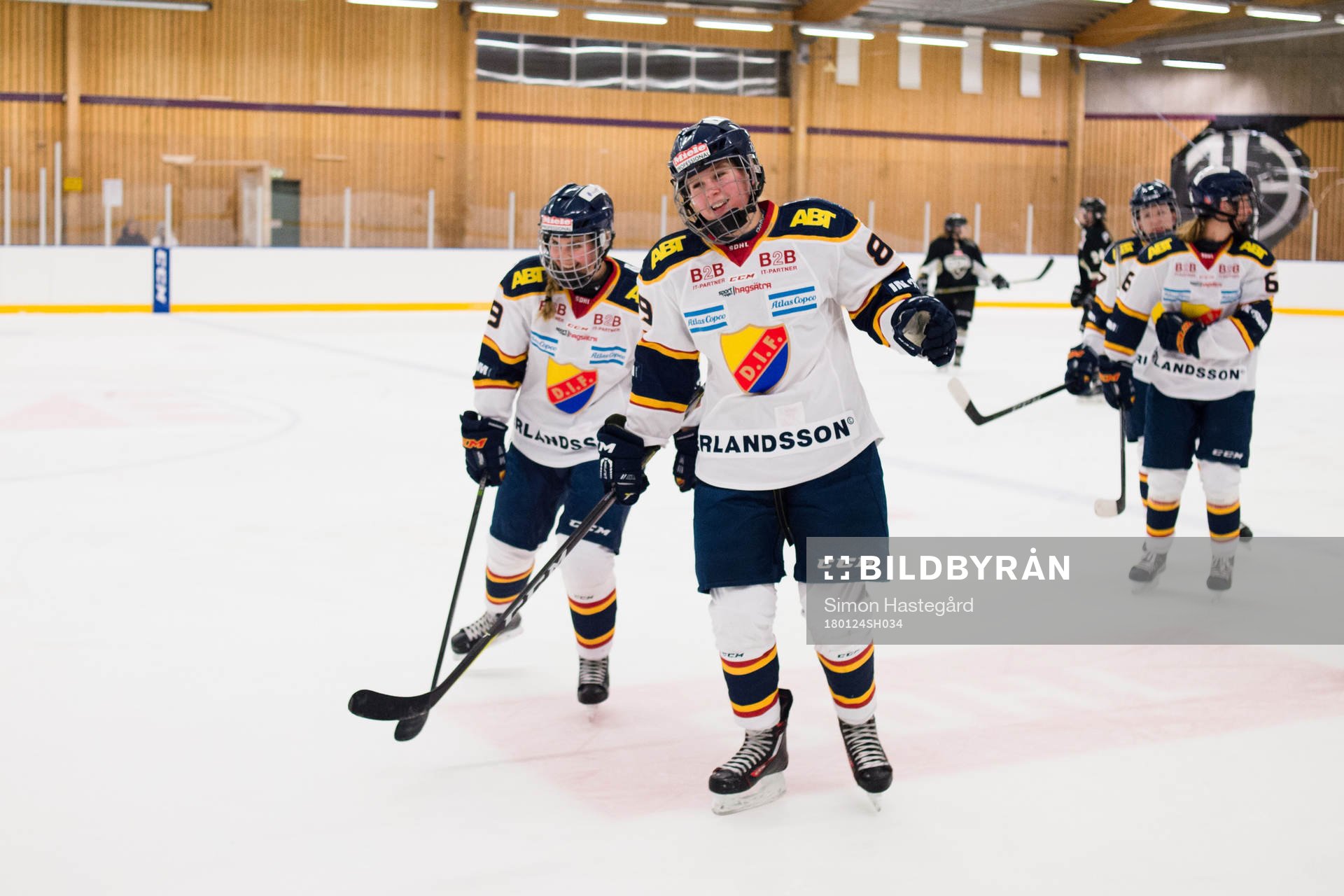 Djurgårdens Solveig Neunzert jublar