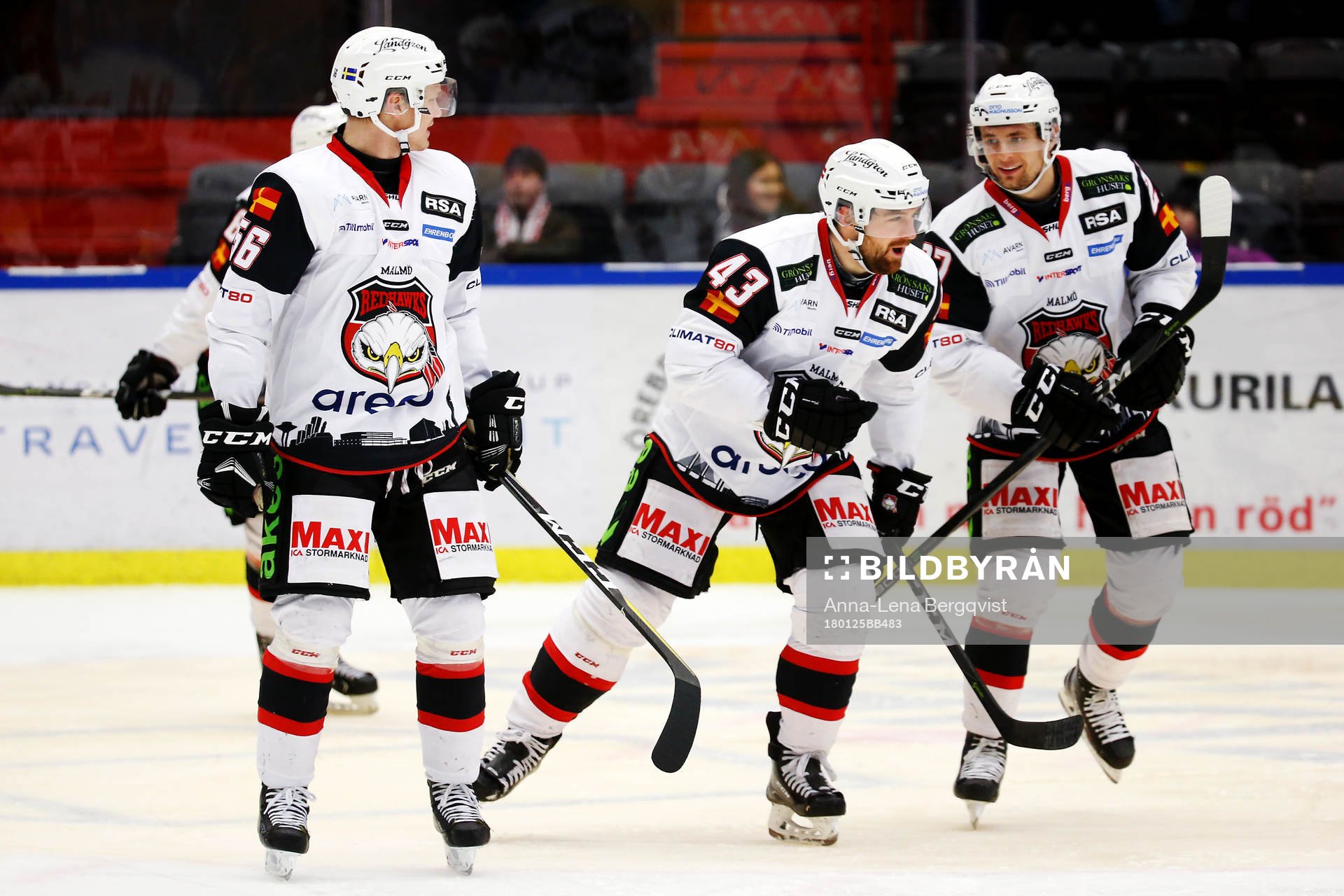 Malmö Redhawks Nichlas Hardt jublar