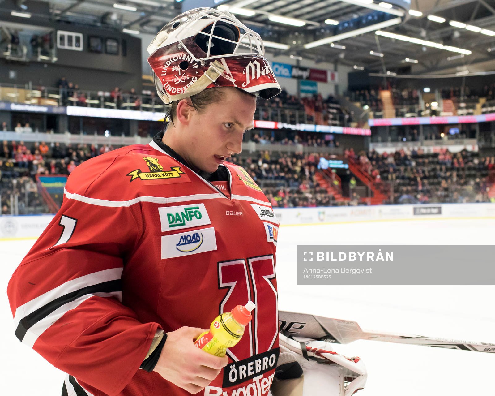 Örebros målvakt Isak Mantler gjorde SHL-debut