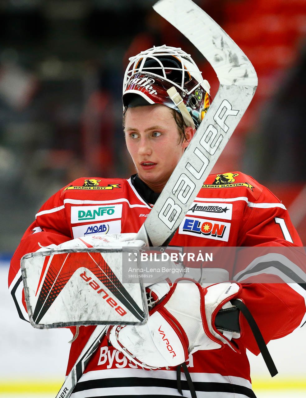 Örebros målvakt Isak Mantler gjorde SHL-debut
