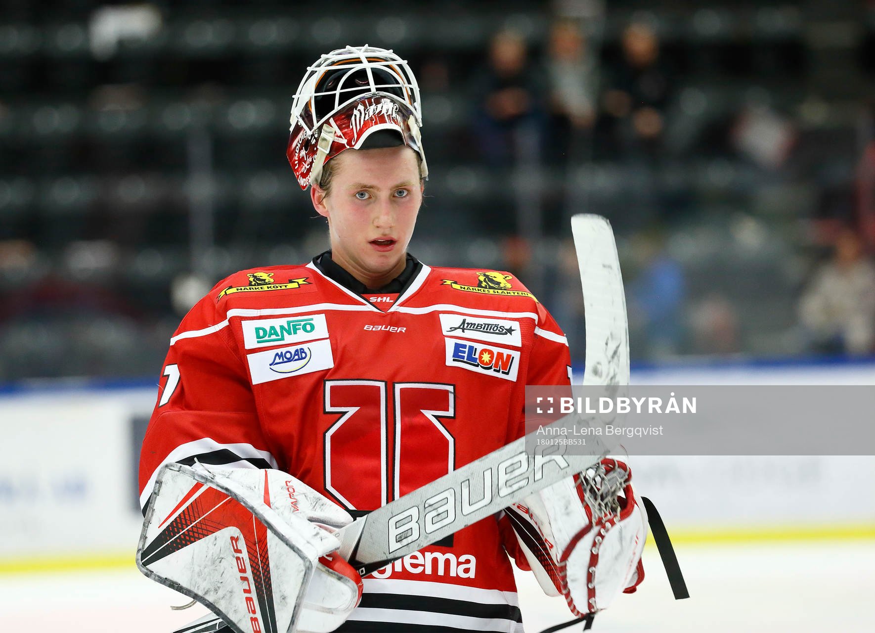 Örebros målvakt Isak Mantler gjorde SHL-debut