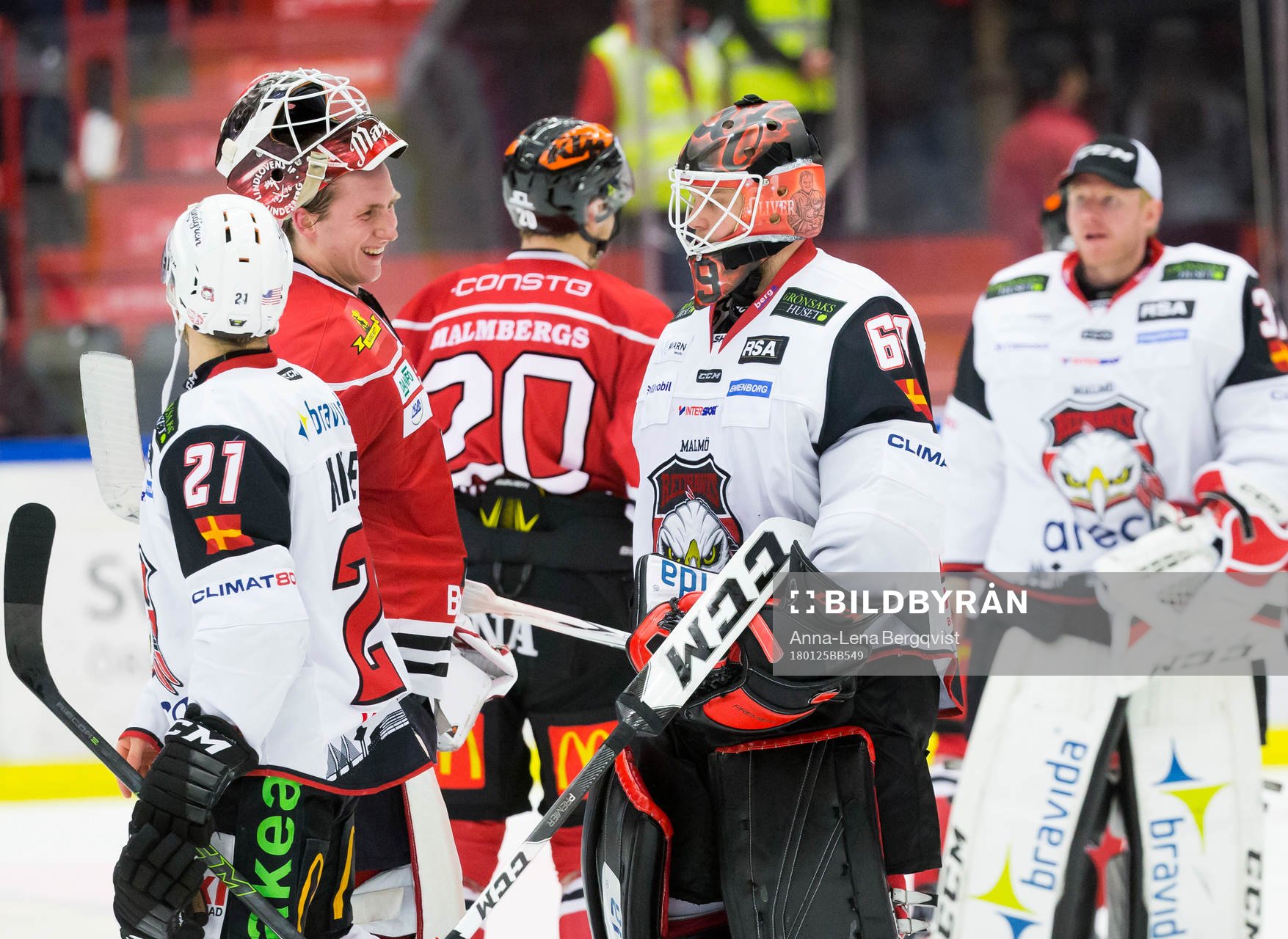 Örebros målvakt Isak Mantler som gjorde SHL-debut