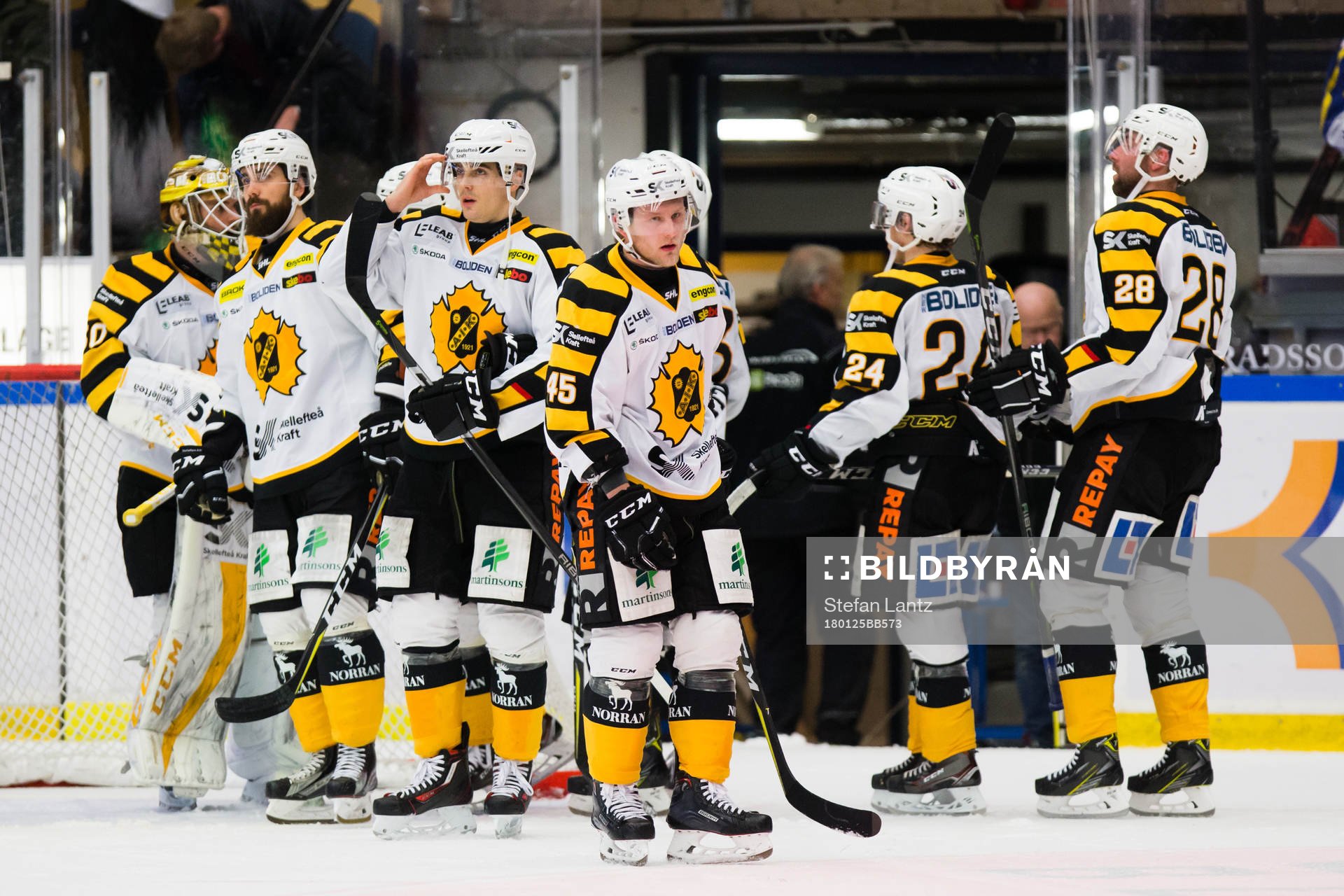 Skellefteås spelare deppar