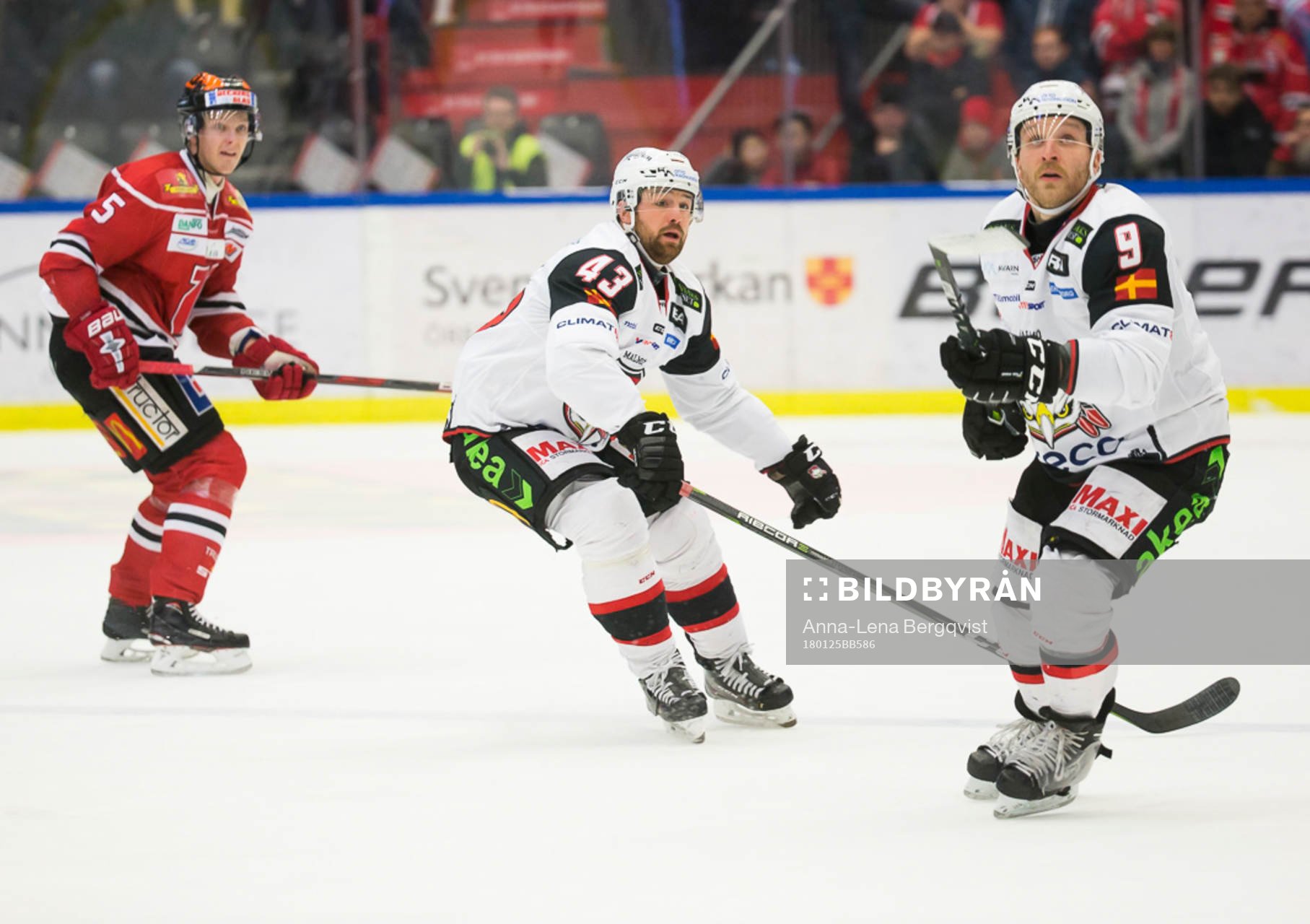 Örebros Gustav Backström och Malmö Redhawks Nichlas