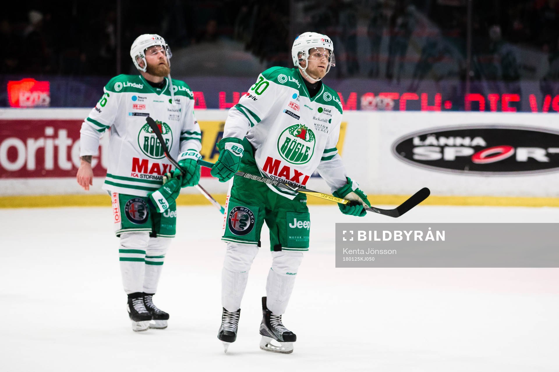 Rögles Ted Brithén och Janne Jalasvaara deppar