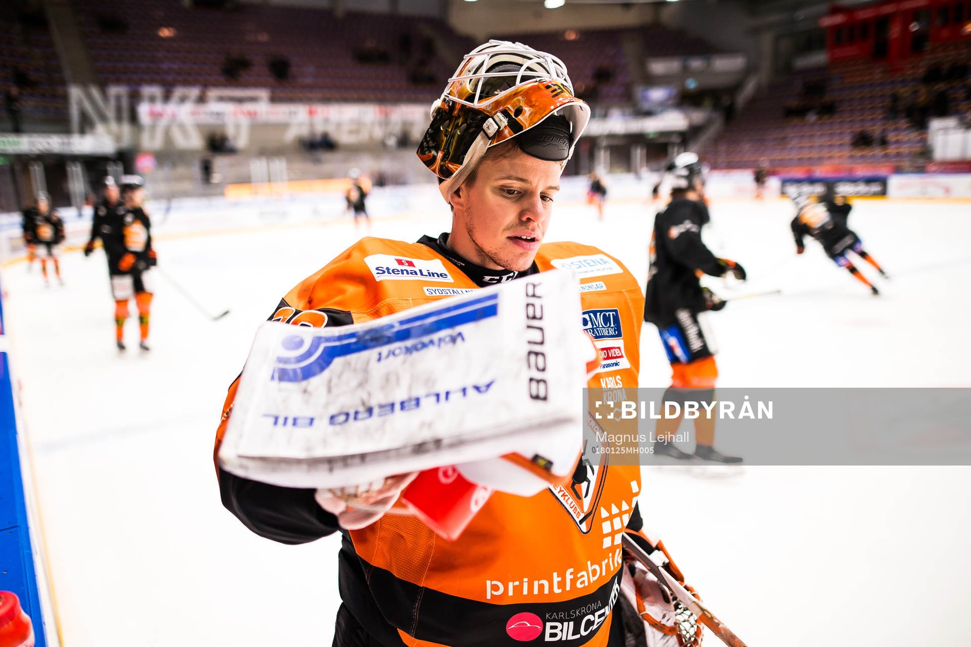 Karlskronas målvakt Henrik Lundberg