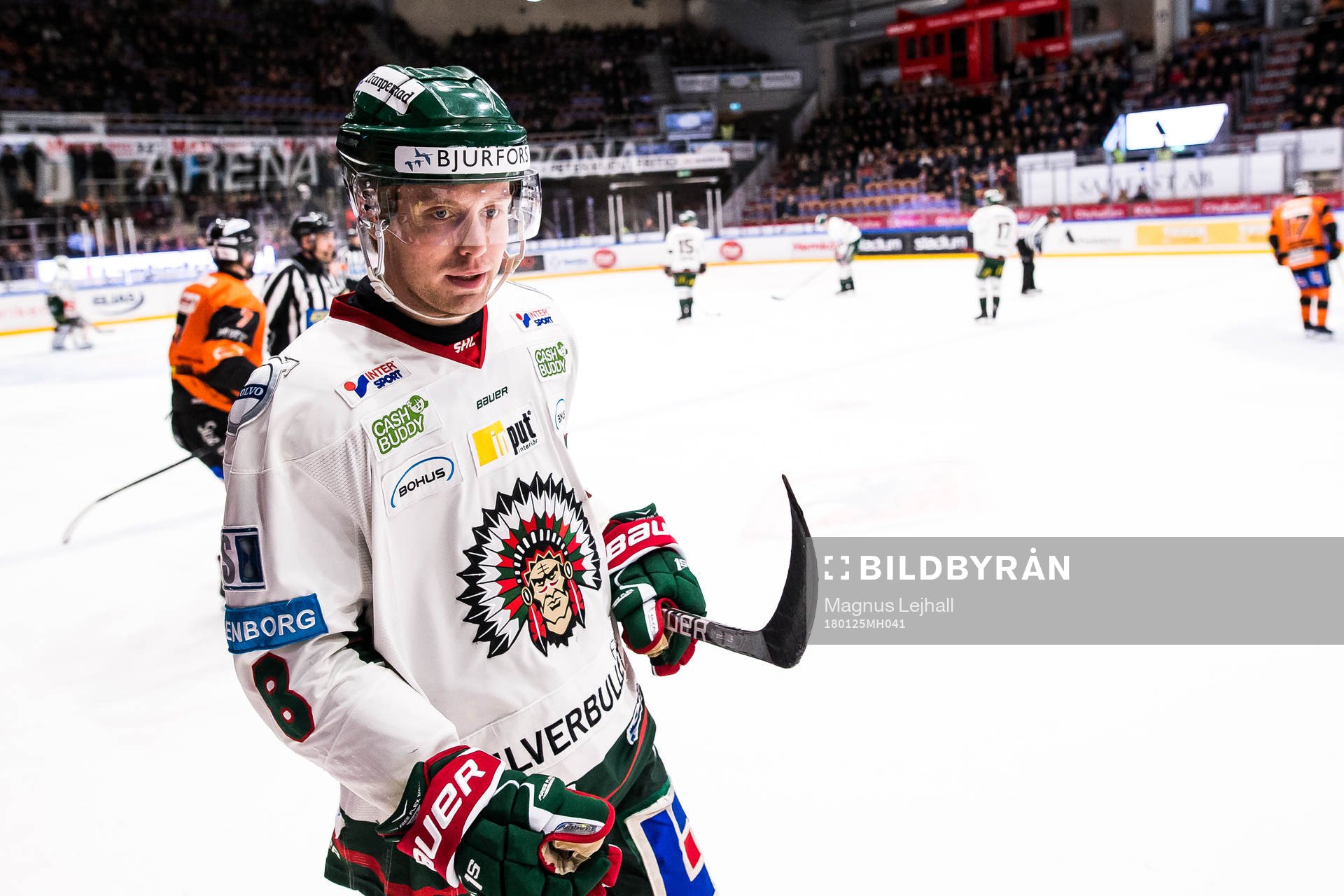 Frölundas John Nyberg  jublar