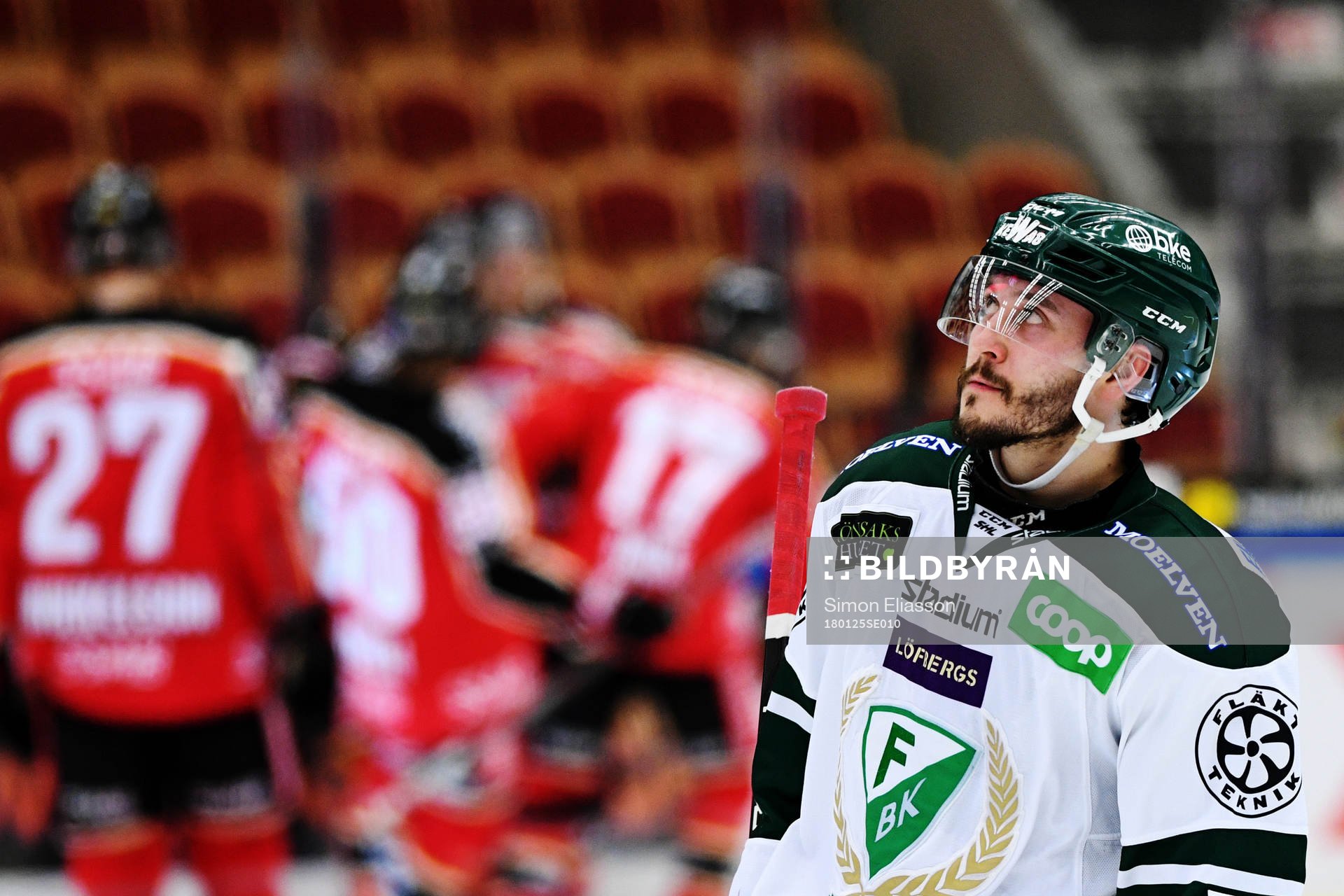 Färjestads Jesse Virtanen deppar