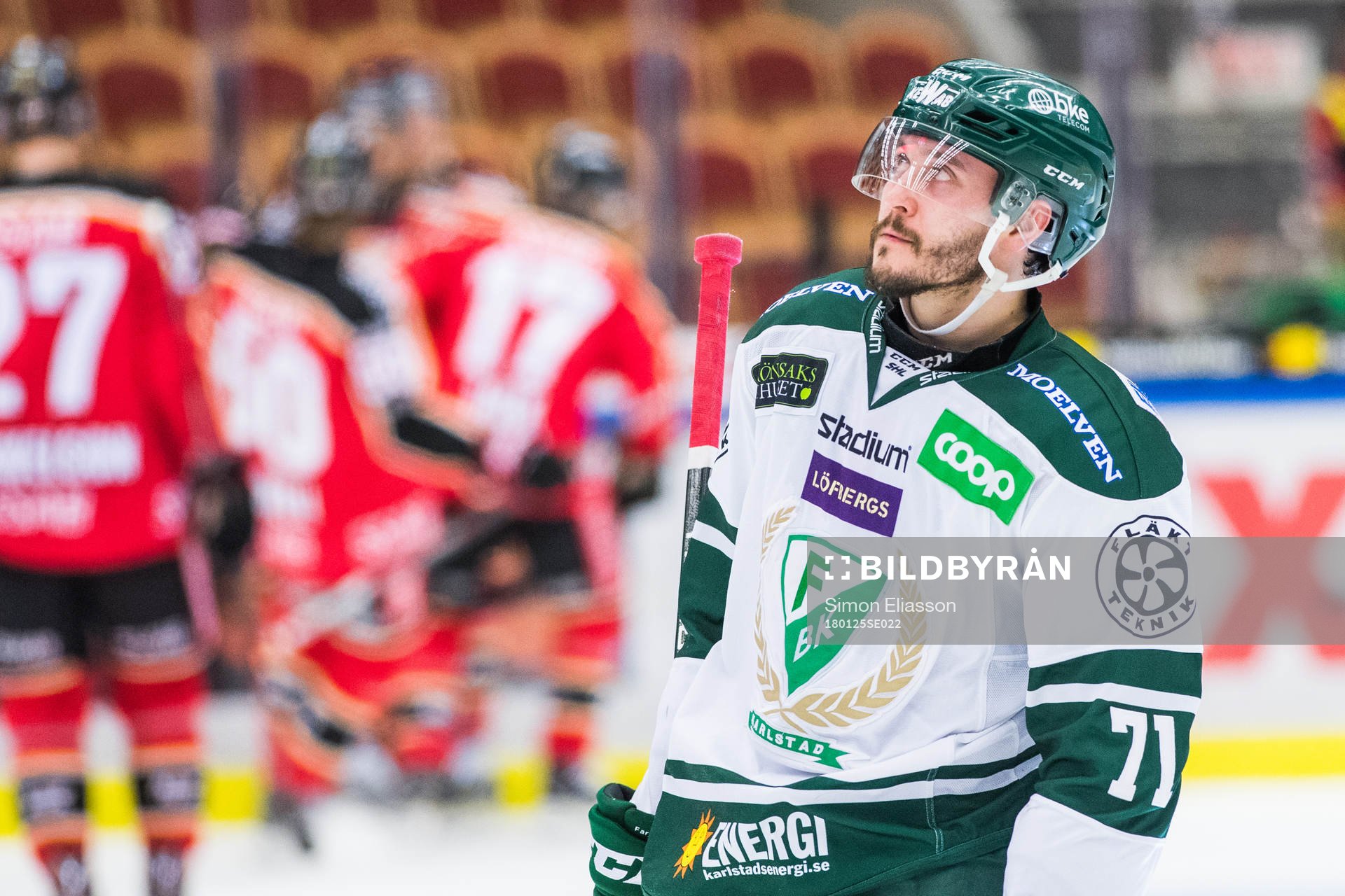 Färjestads Jesse Virtanen deppar
