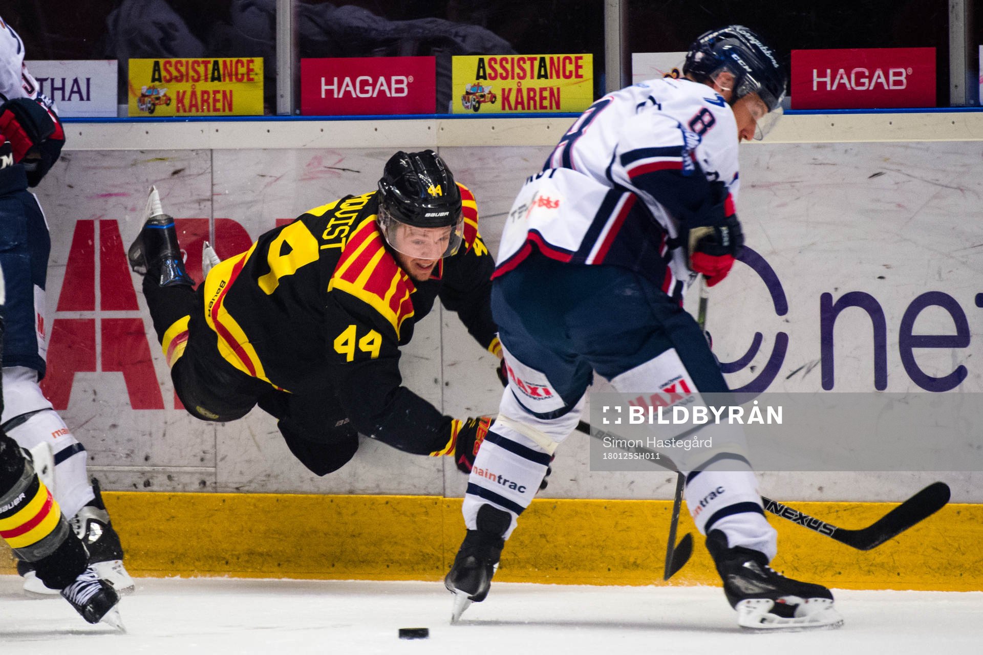 Brynäs Jacob Blomqvist och Linköpings Derek Roy