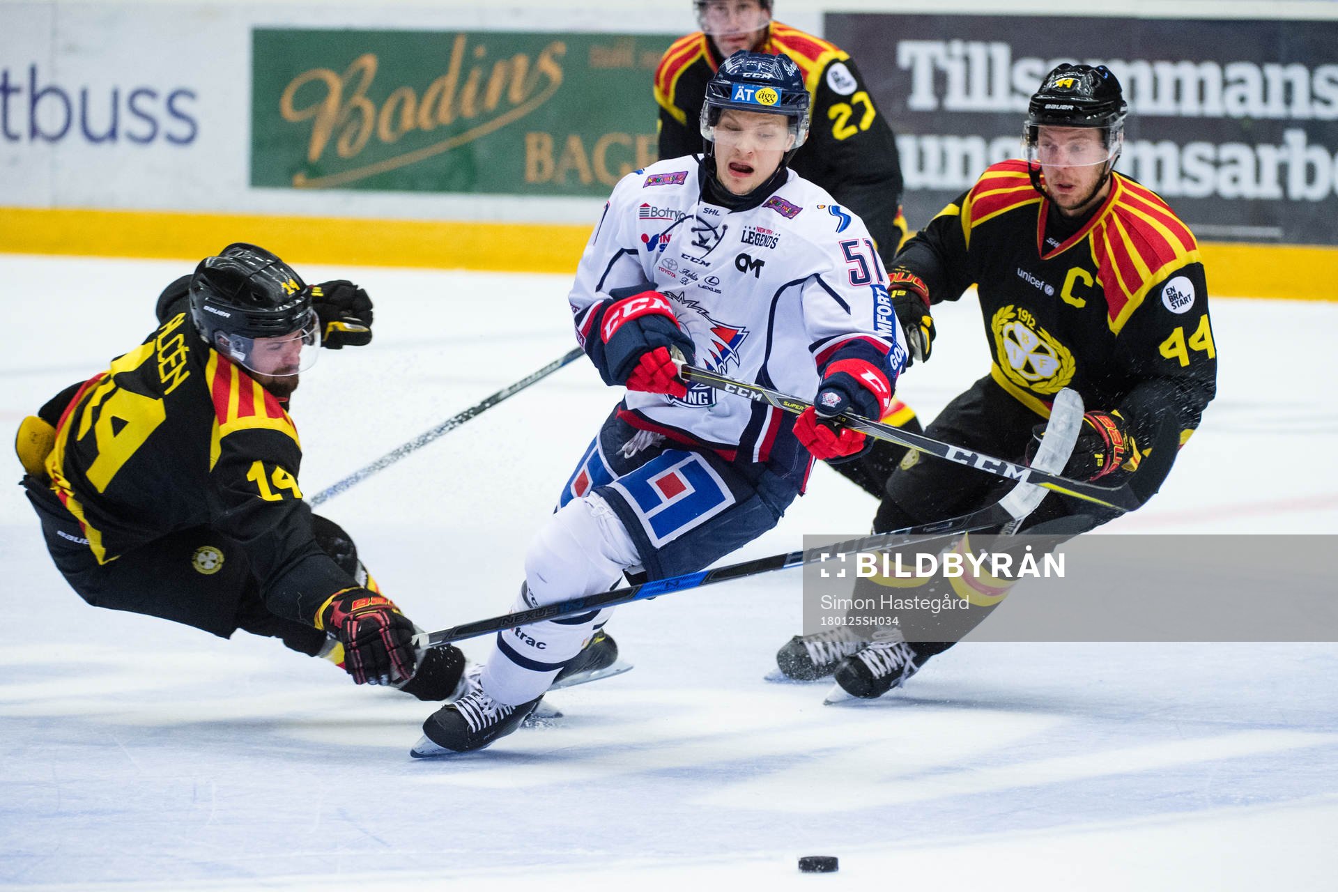 Brynäs Johan Alcén och Jacob Blomqvist jagar Linköpings
