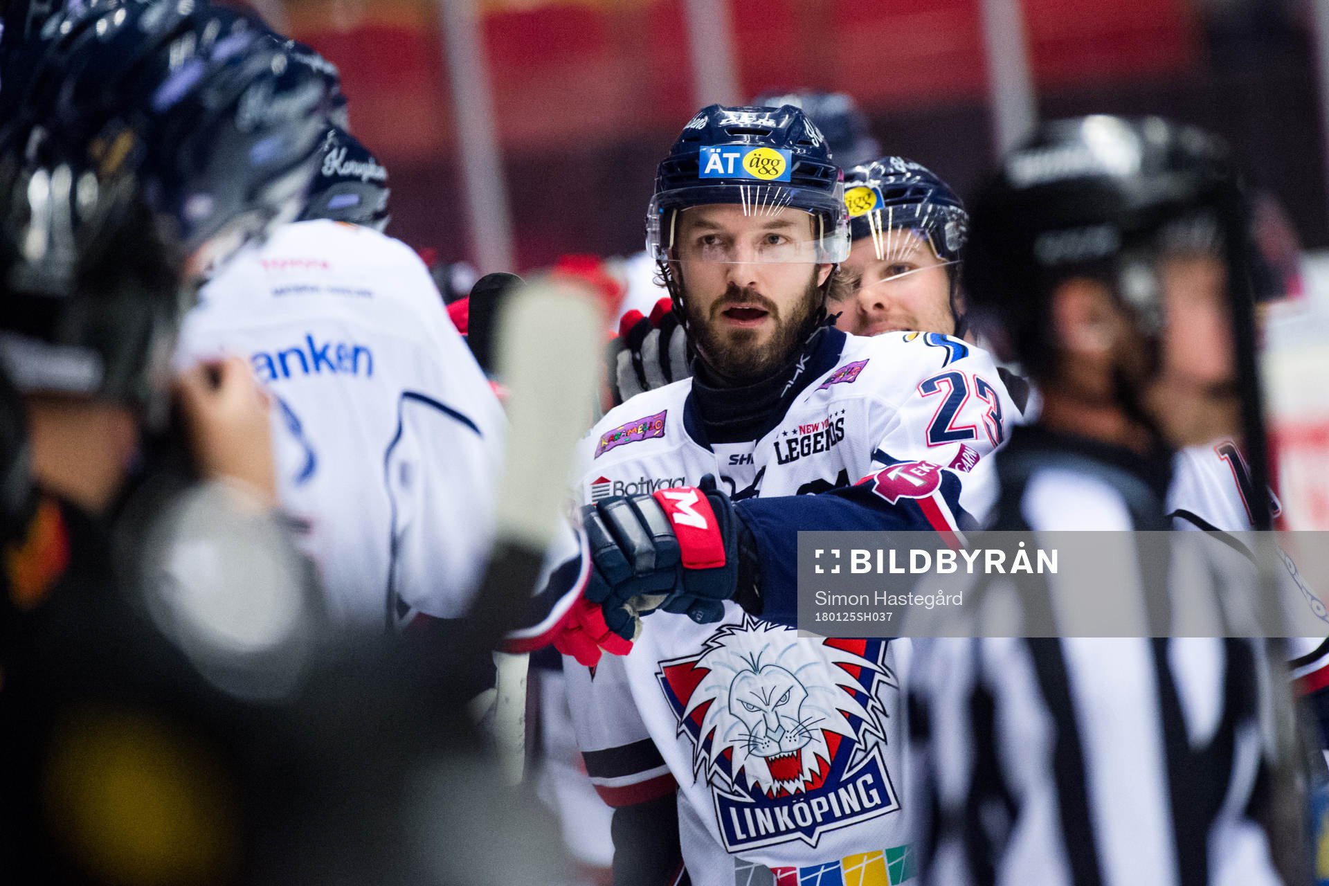 Linköpings Niklas Persson jublar