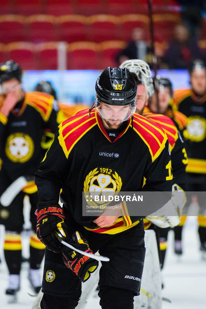 Brynäs Simon Bertilsson deppar