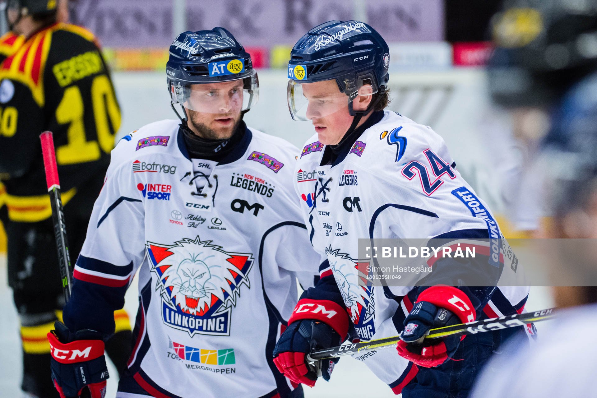 Linköpings Olle Lycksell har ont