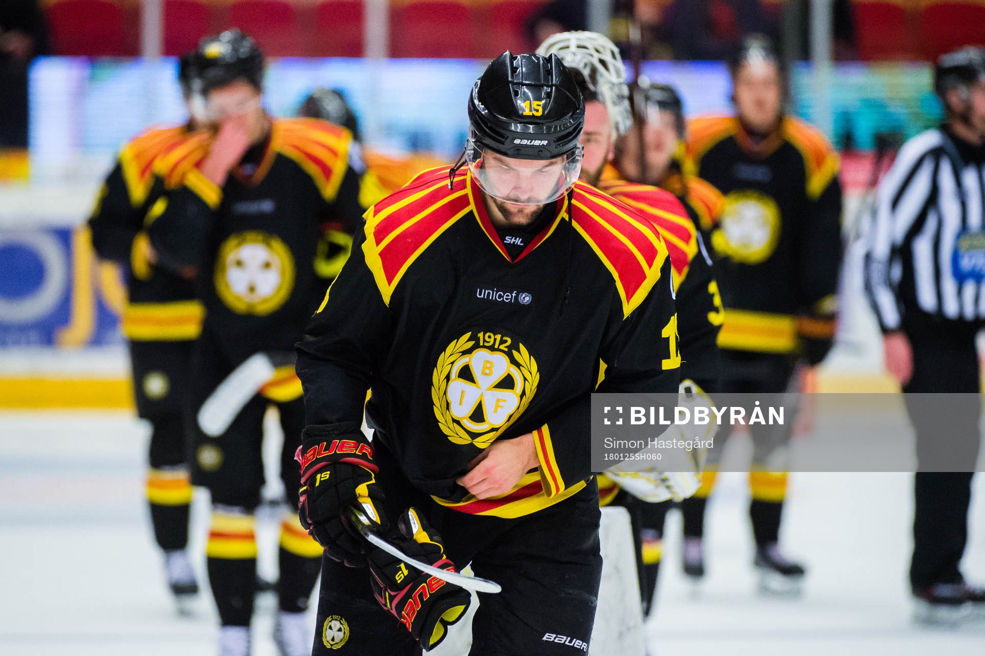Brynäs Simon Bertilsson deppar
