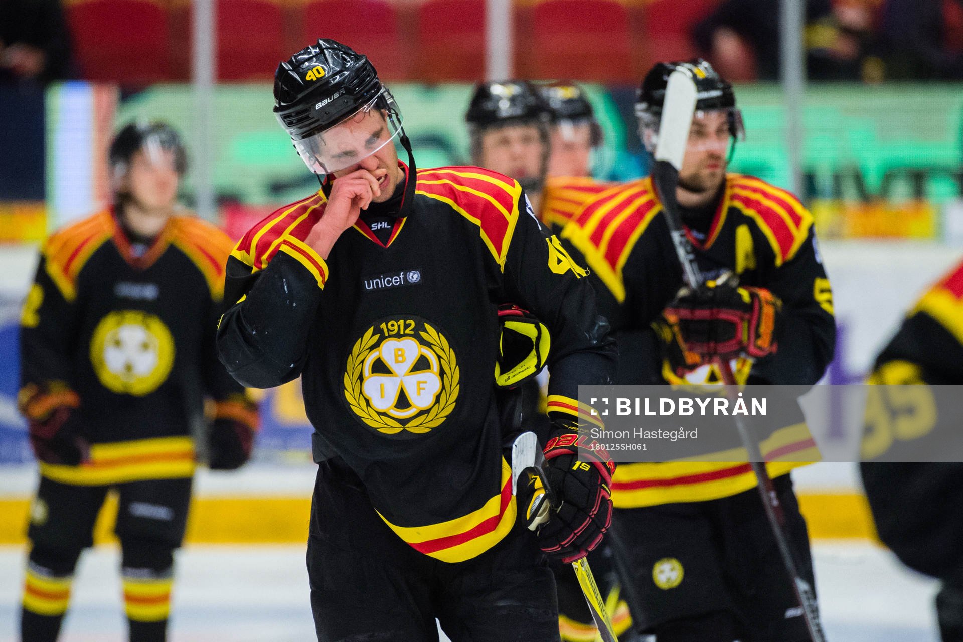 Brynäs Jesper Jensen deppar