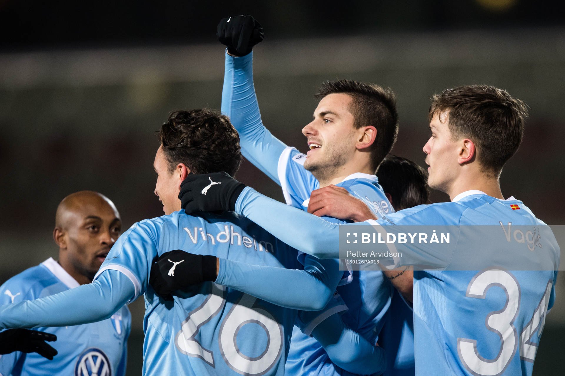 Malmö FFs Alexander Jeremejeff jublar