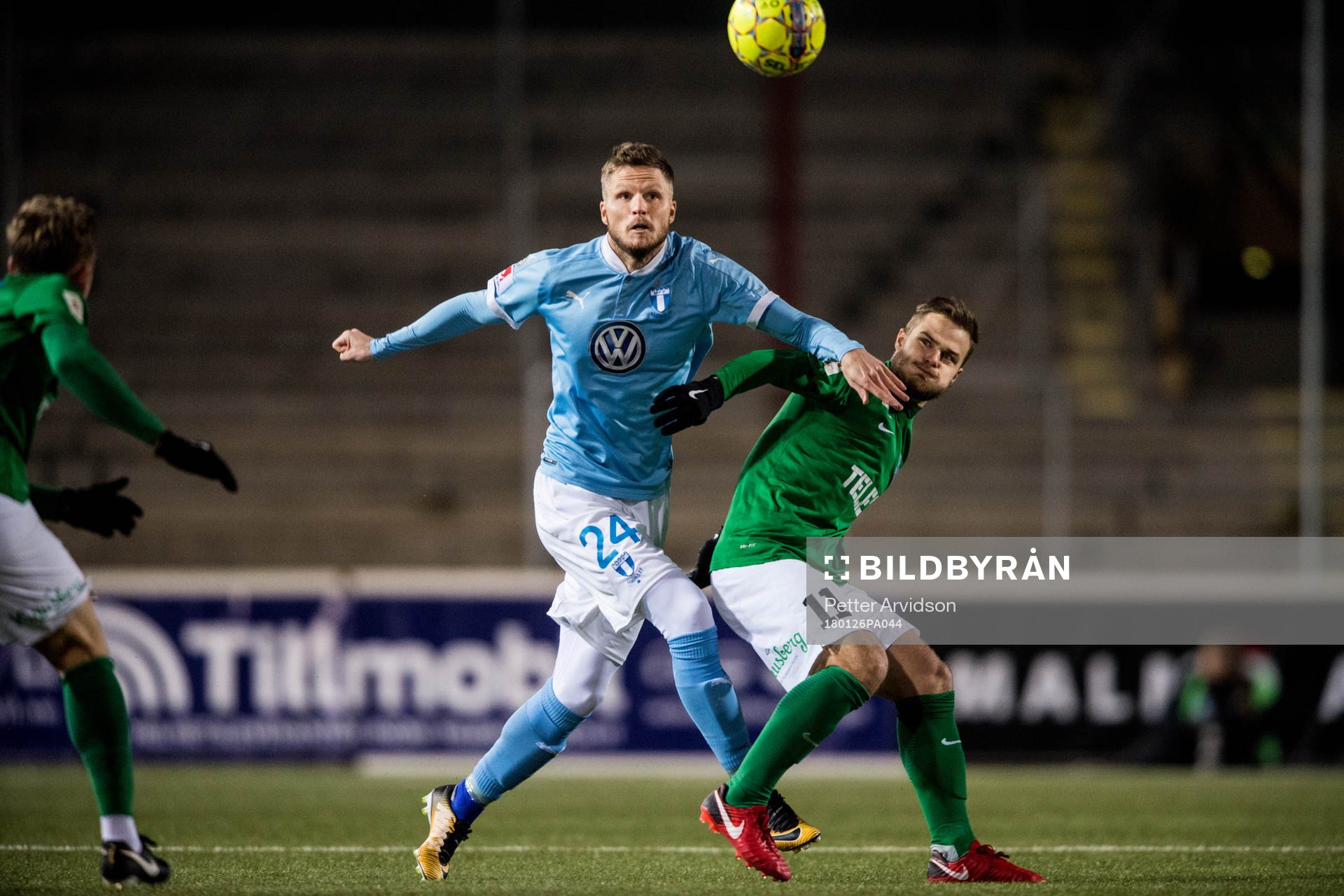 Malmö FFs Lasse Nielsen och Floras Rauno Sappinen