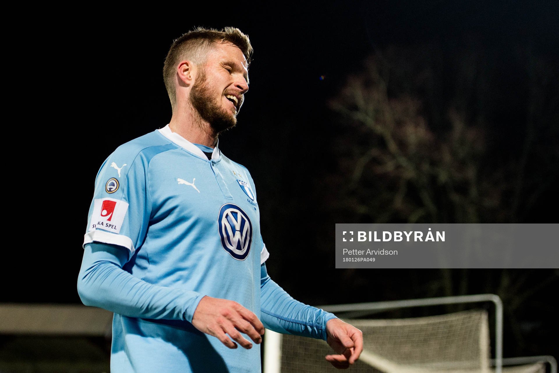 Malmö FFs Lasse Nielsen deppar