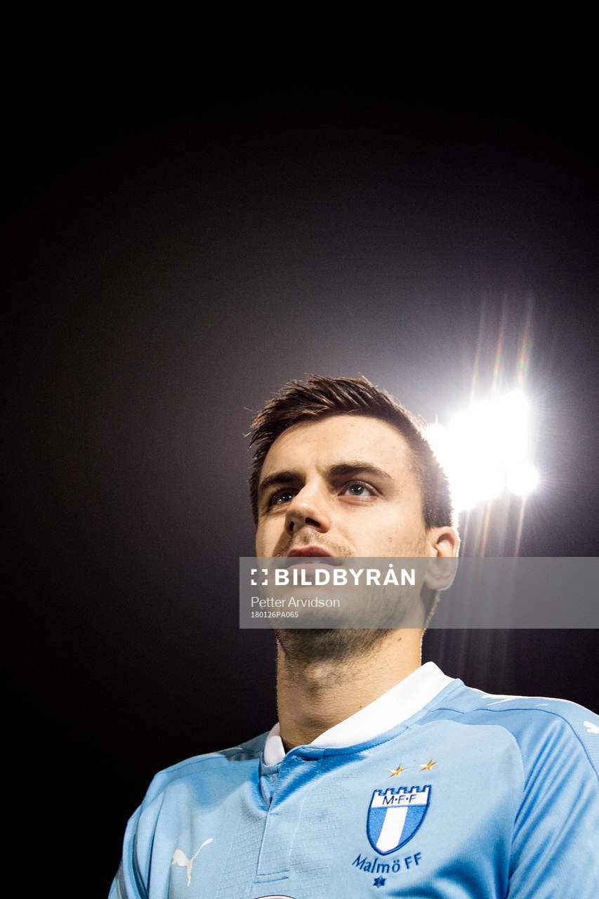 Malmö FFs Alexander Jeremejeff gör entré