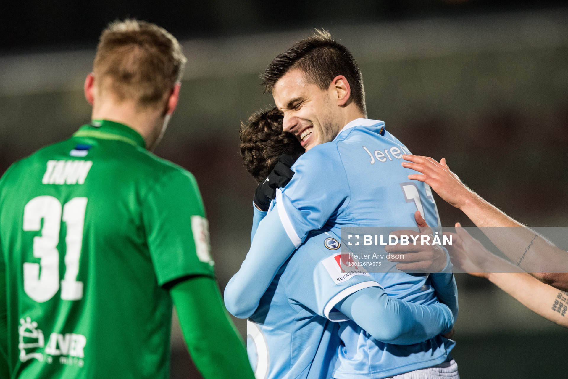 Malmö FFs Alexander Jeremejeff jublar
