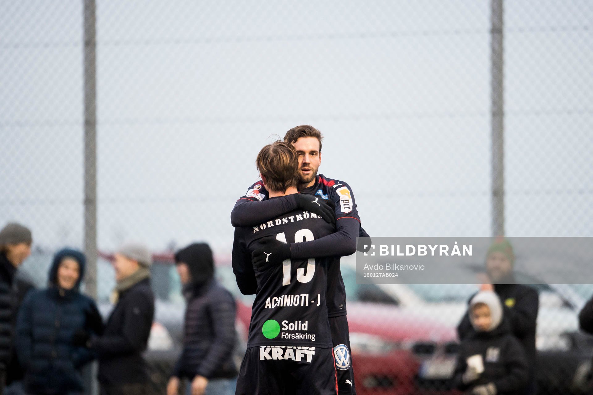 Helsingborgs Mikael Dahlberg och Alexander