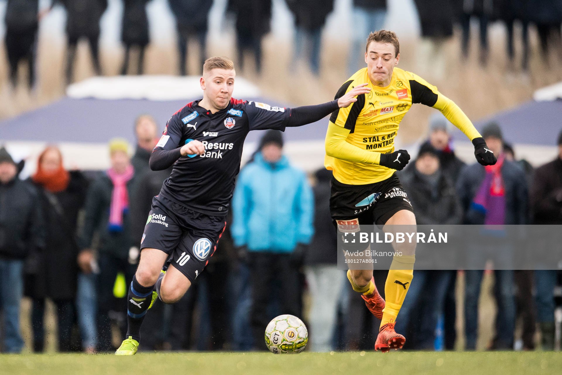 +hiof+Darijan Bojanic och Mjällby Jesper Löfgren