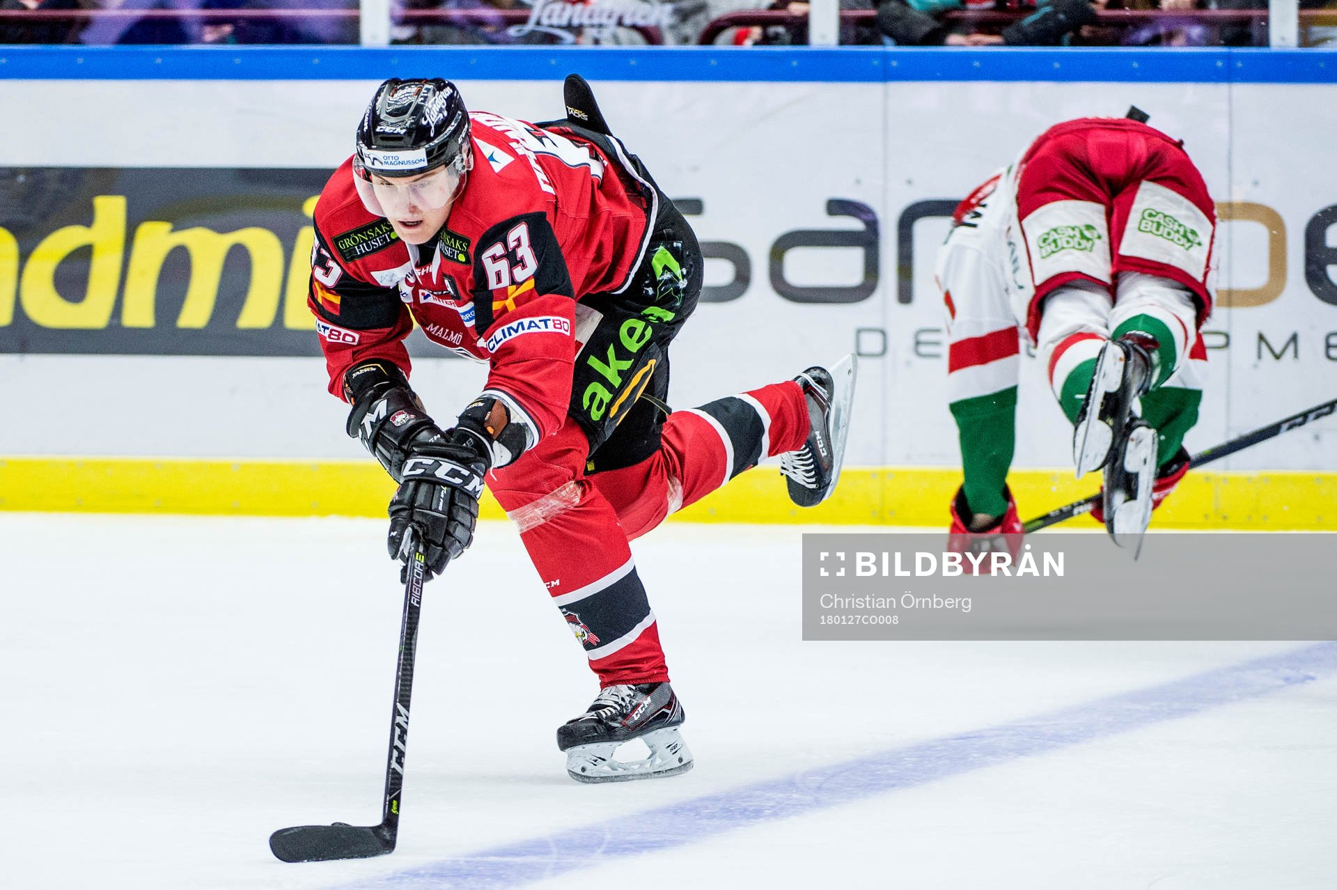Malmö Redhawks Fredrik Händemark bjuder Moras Jacob