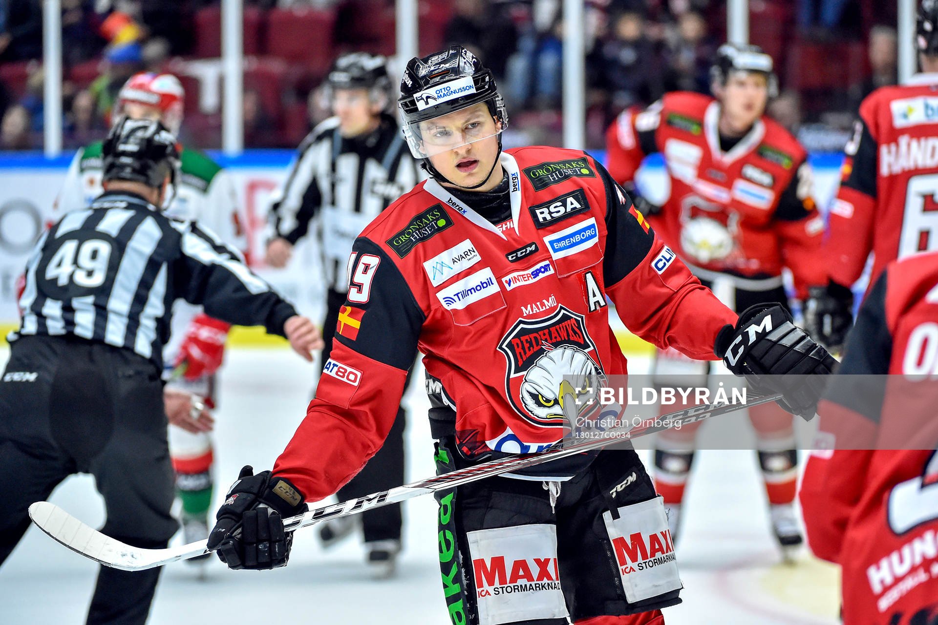 Malmö Redhawks Rhett Rakhshani deppar