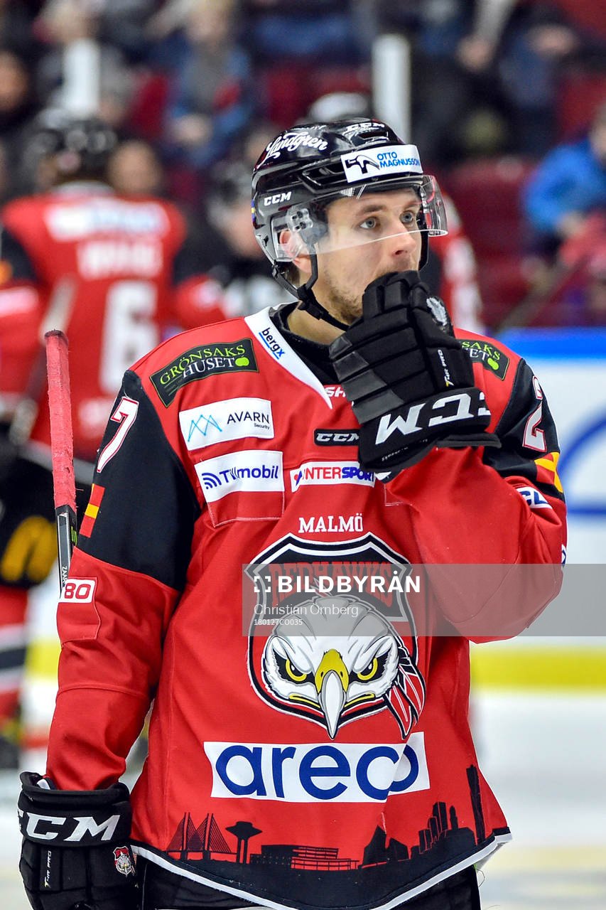 Malmö Redhawks Daniel Zaar deppar