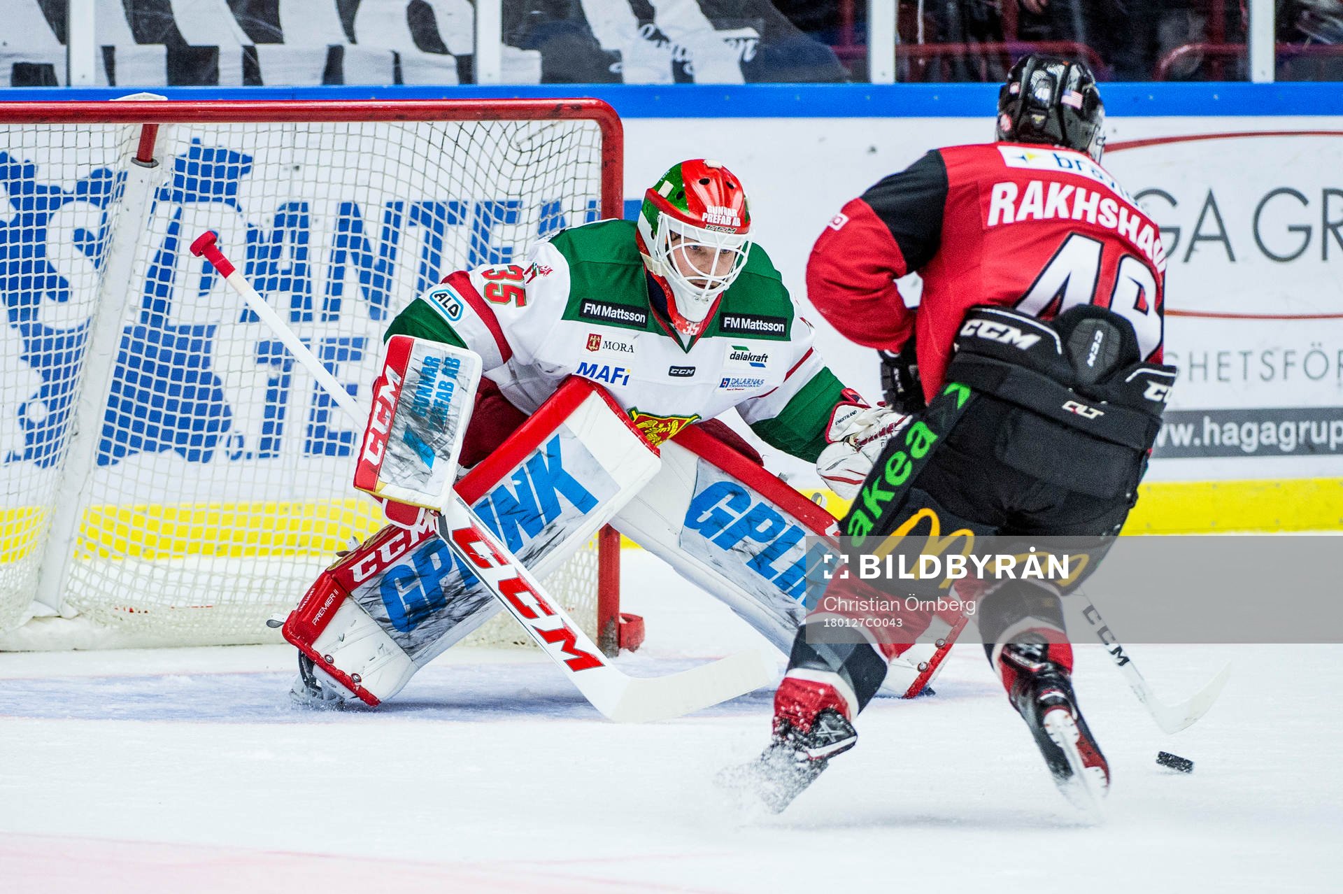 Malmö Redhawks Rhett Rakhshani missar straffen på Moras