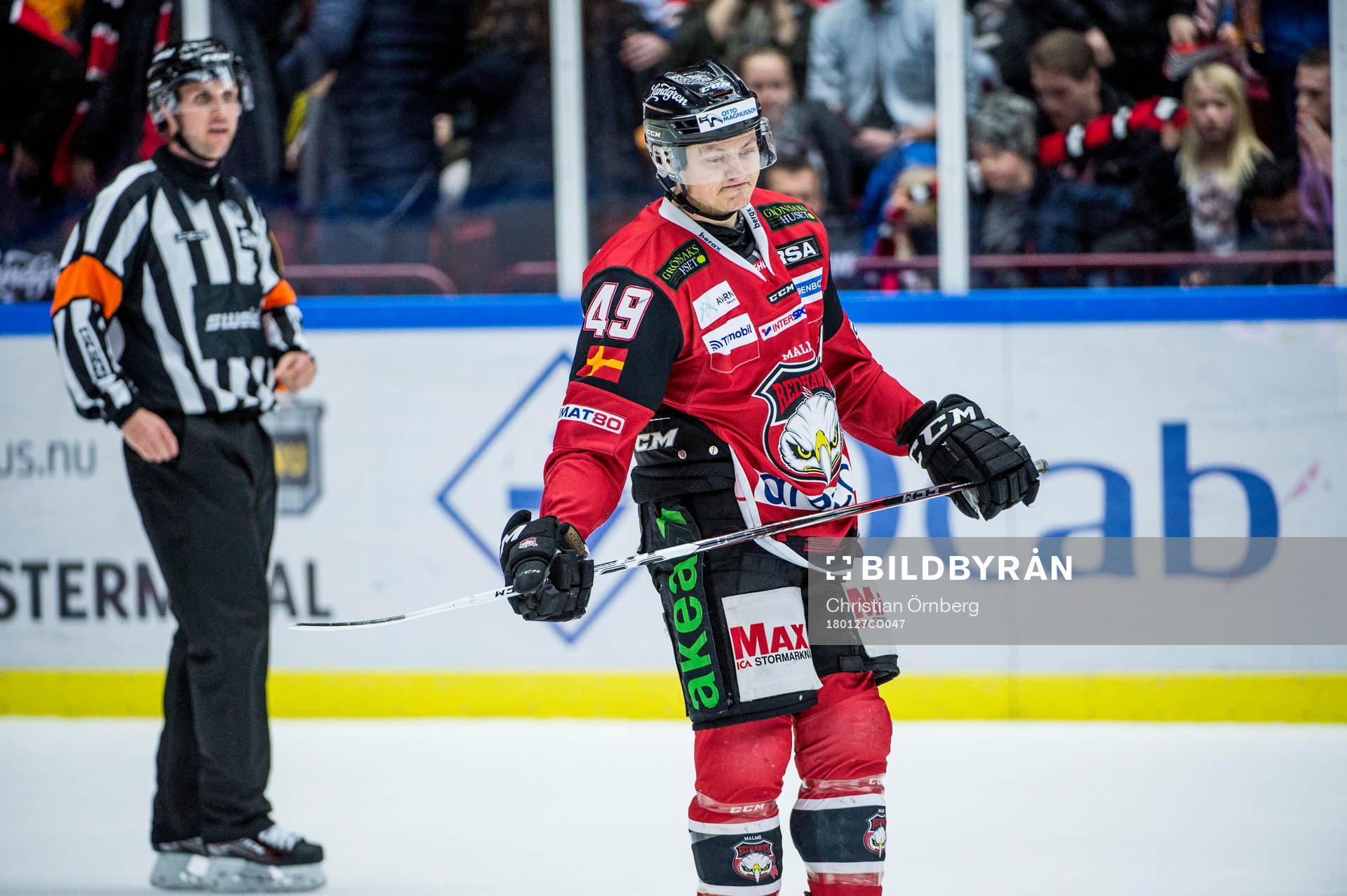 Malmö Redhawks Rhett Rakhshani deppar