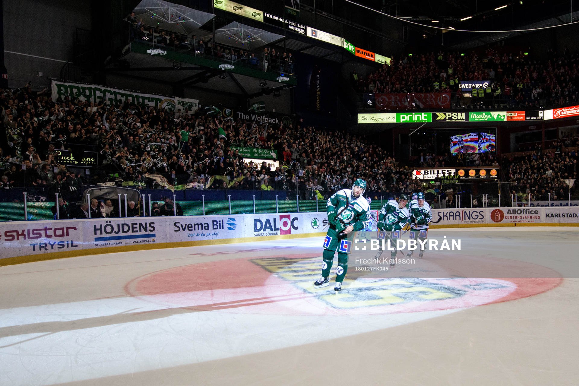Färjestads Dick Axelsson jublar