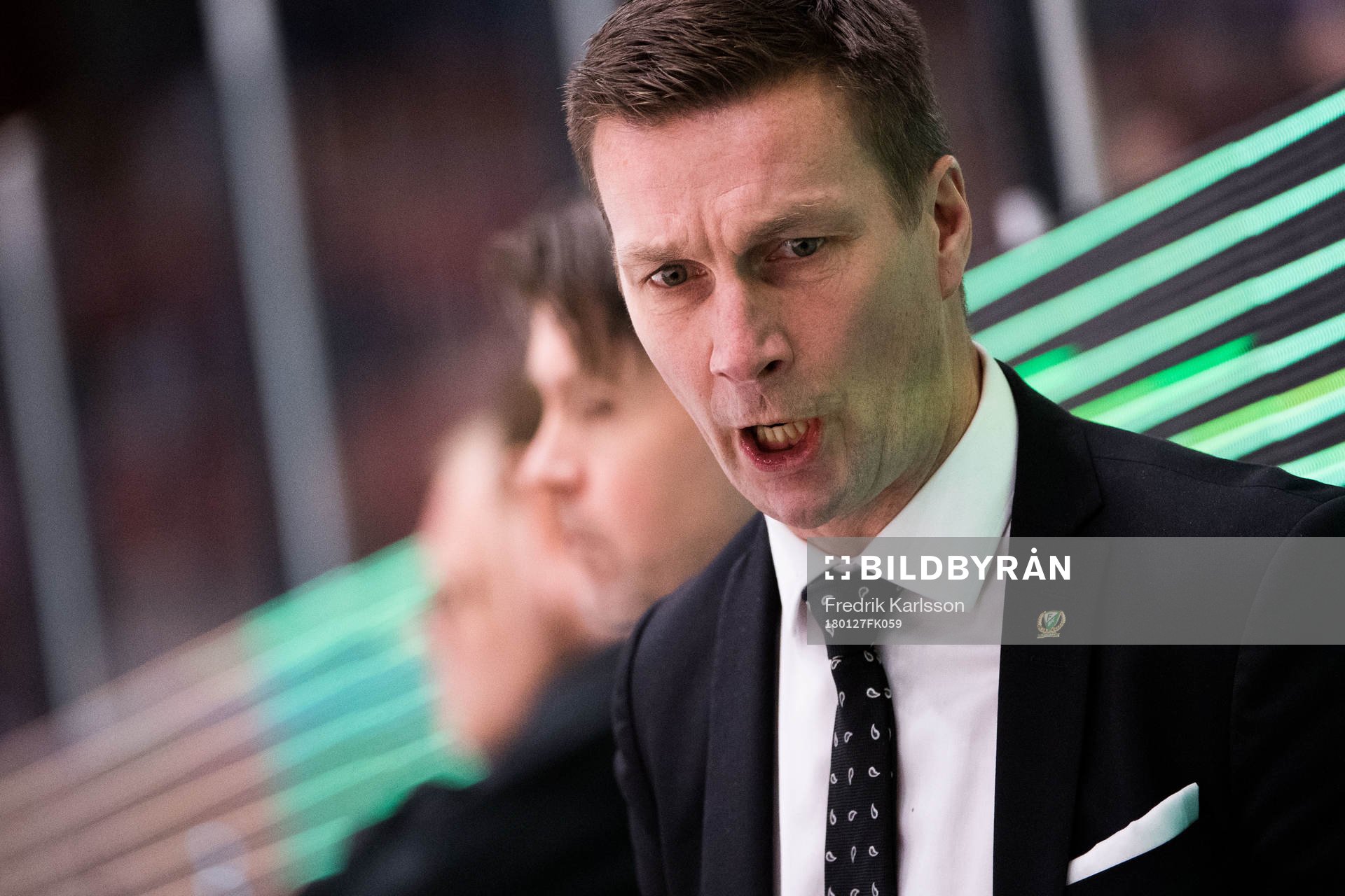 Färjestads tränare Johan Pennerborn