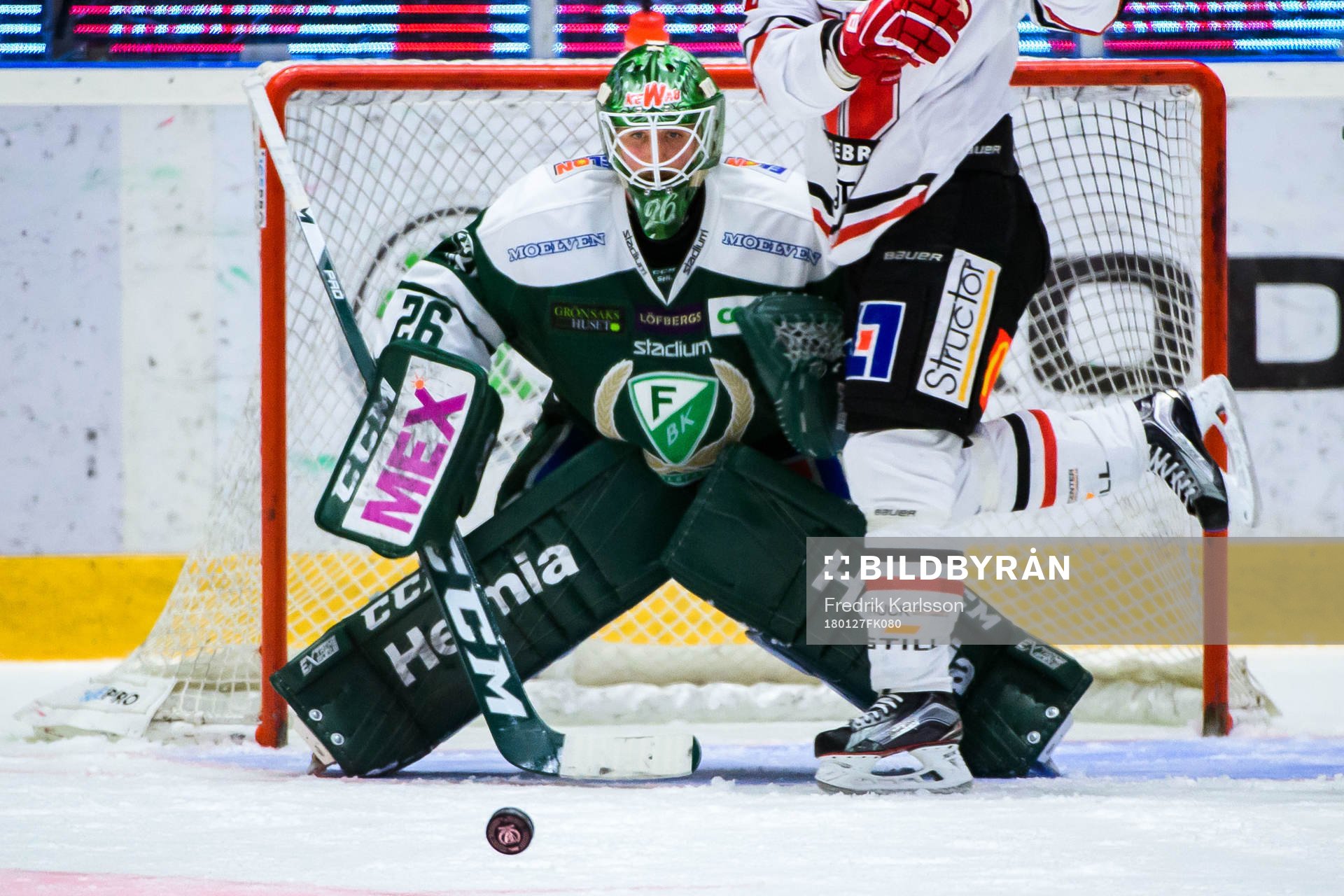 Färjestads målvakt Stefan Steen