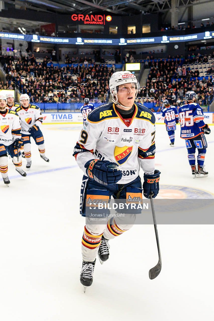 Djurgårdens Patrik Lundh jublar
