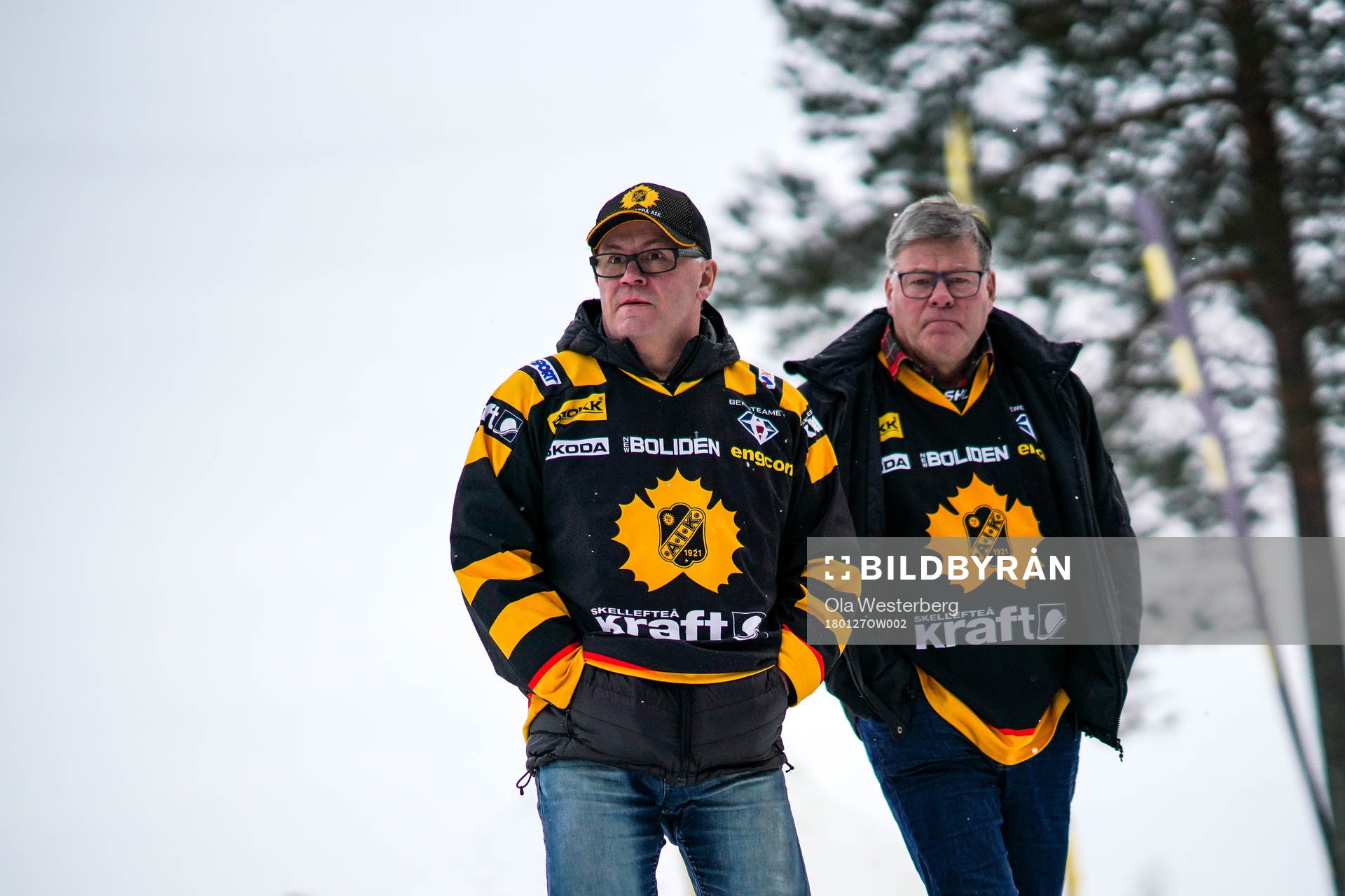 Skellefteå fans före ishockeymatchen i SHL mellan