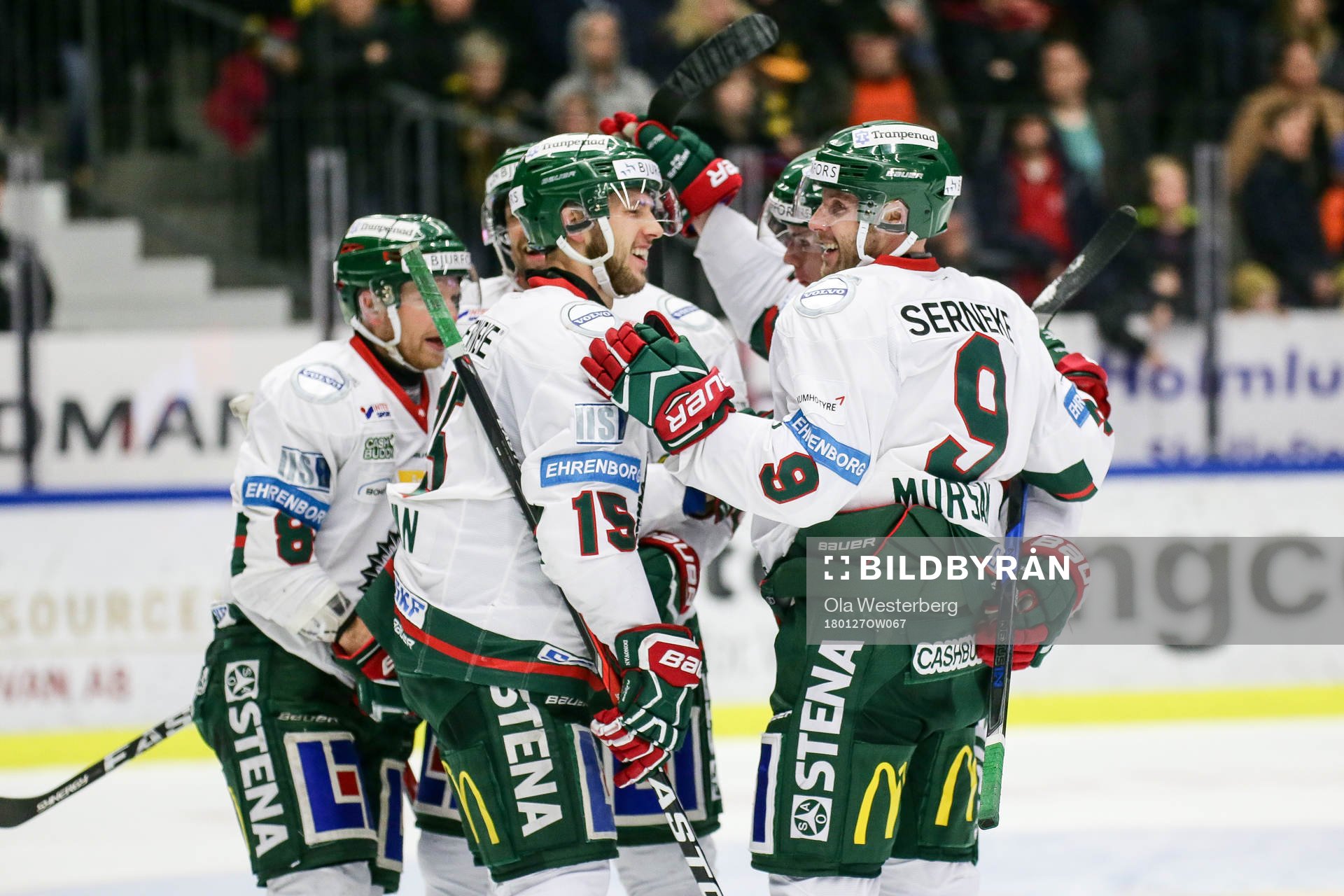 Frölundas Matt Donovan jublar